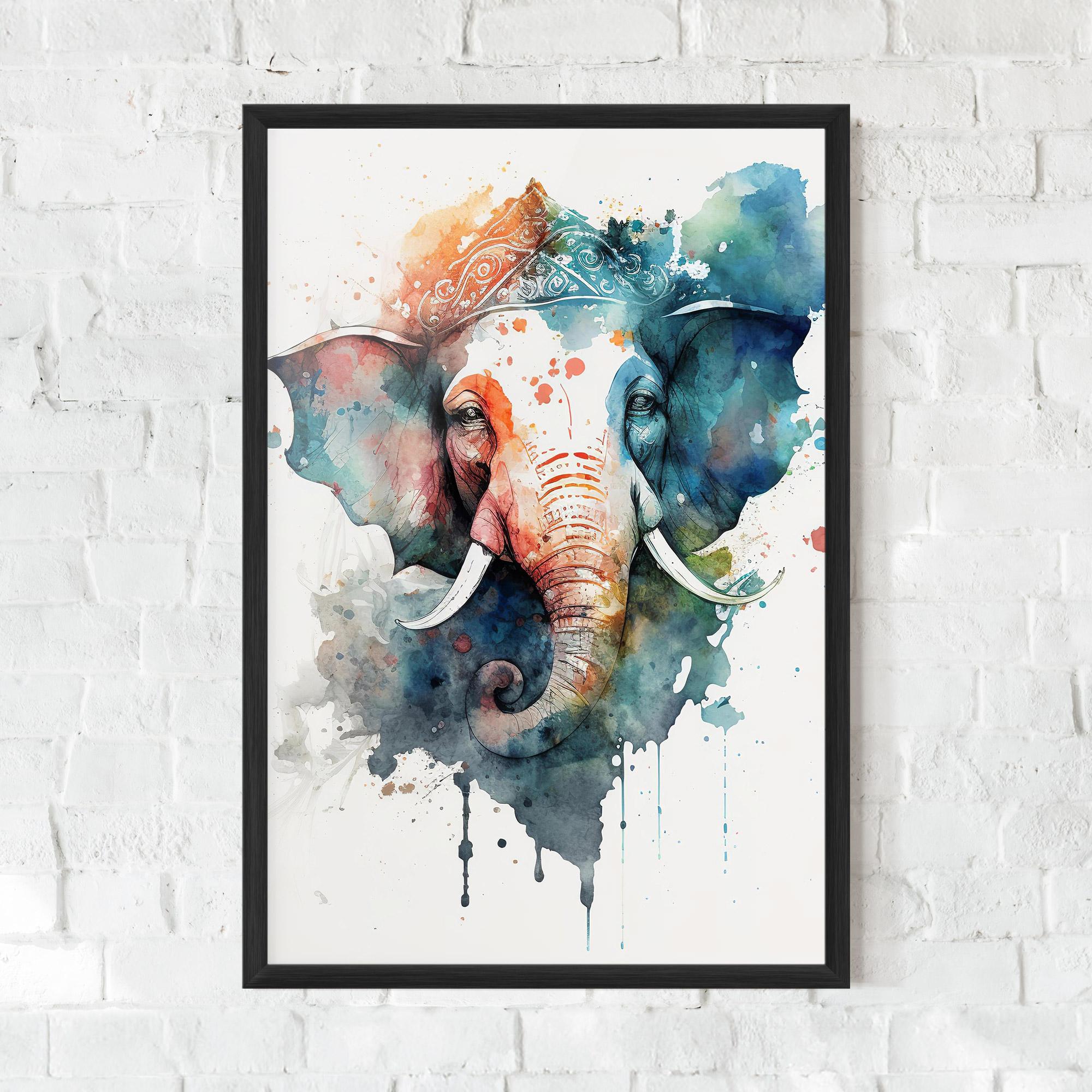 Plakat w Ramie Ganesha Chaturthi mockup 0