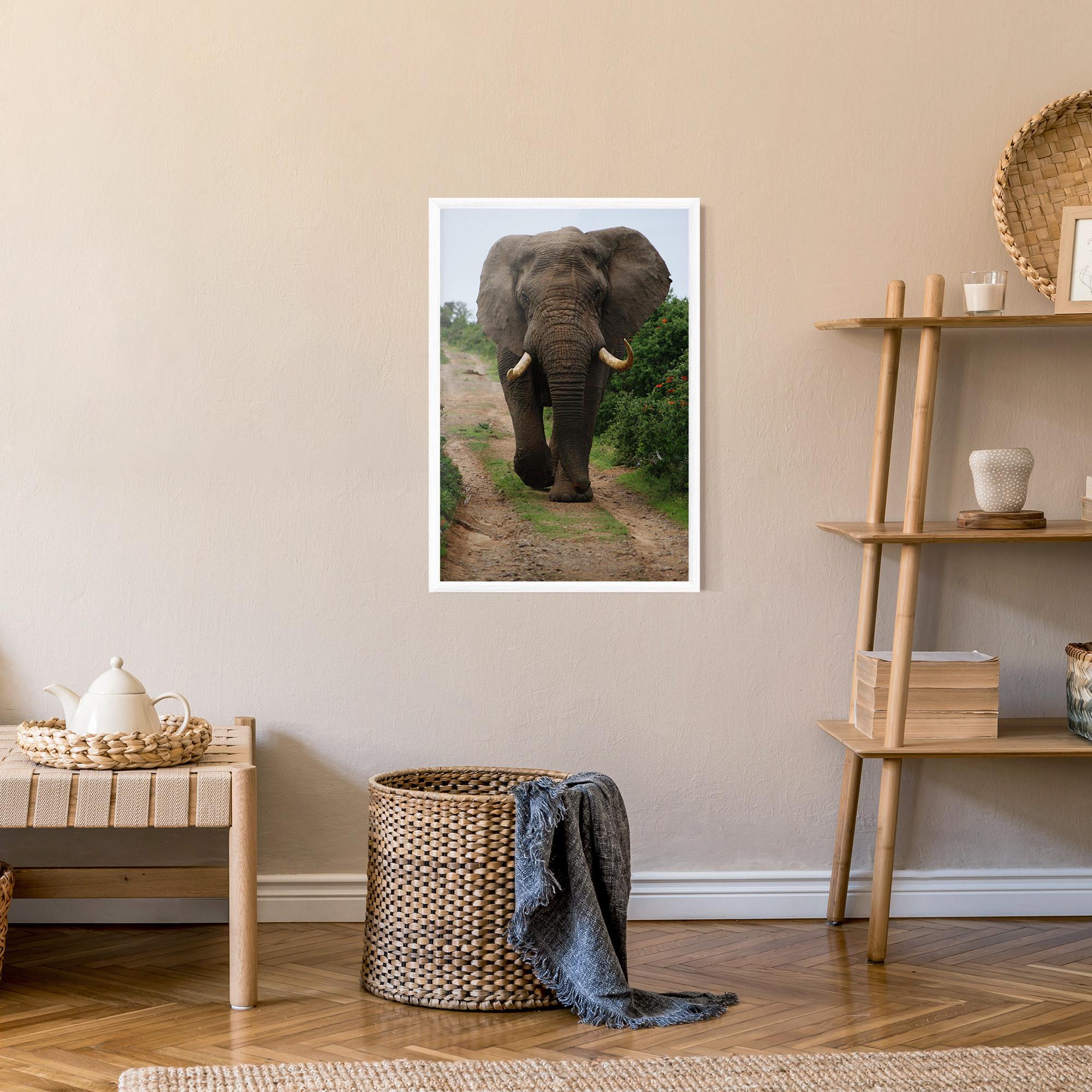 Plakat w Ramie Elephant Safari mockup 9