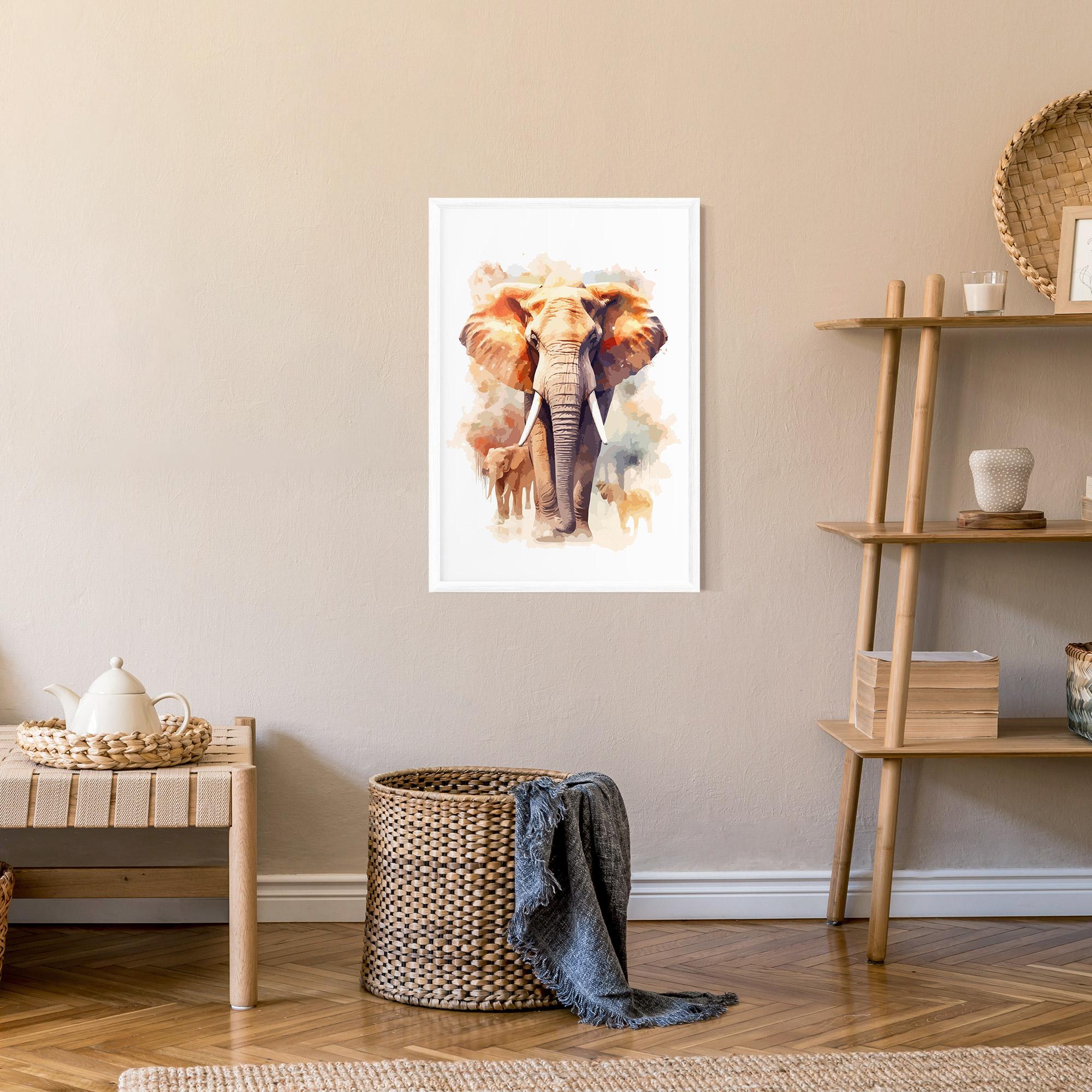 Plakat w Ramie Safari Animal mockup 9