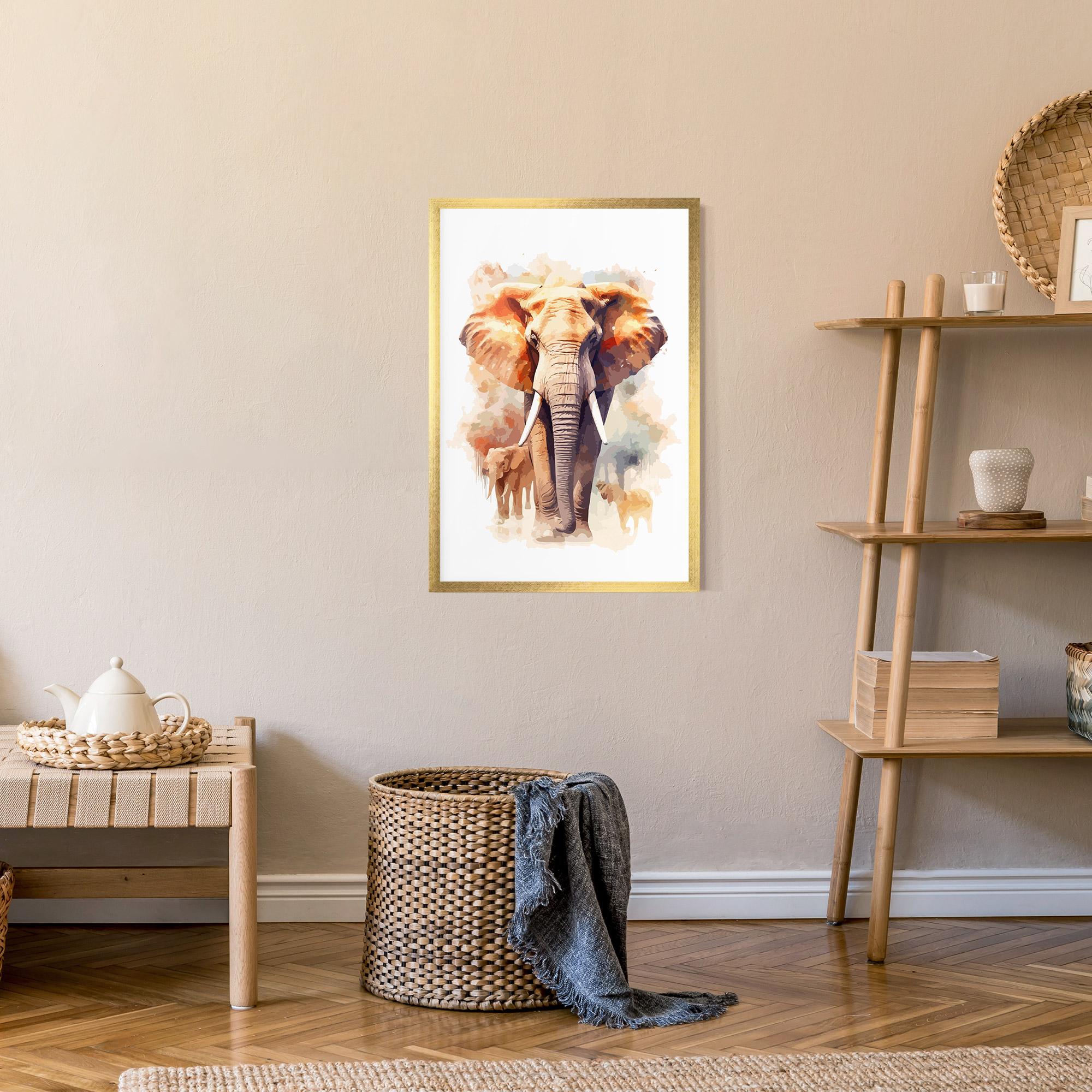 Plakat w Ramie Safari Animal mockup 9