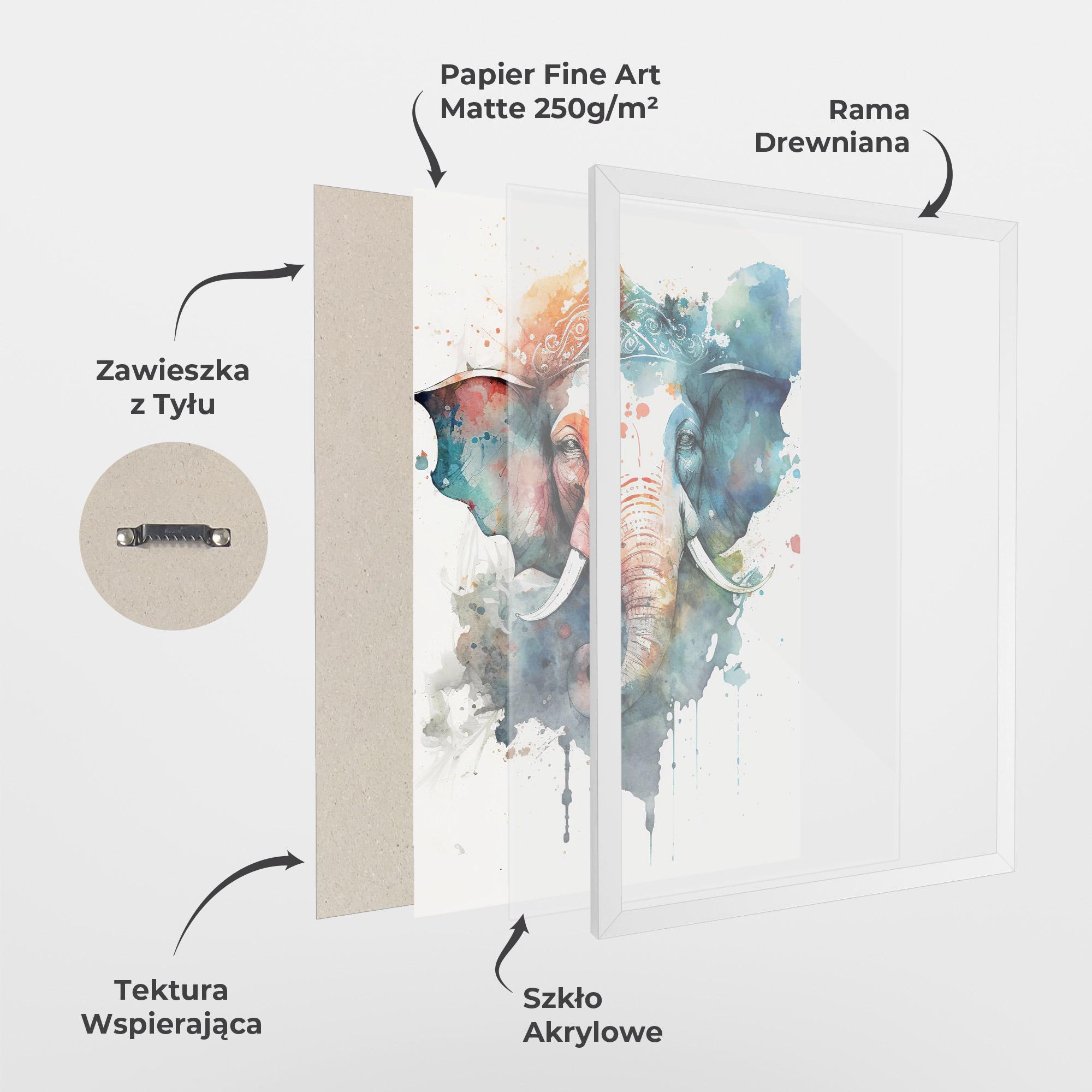 Plakat w Ramie Ganesha Chaturthi mockup 1