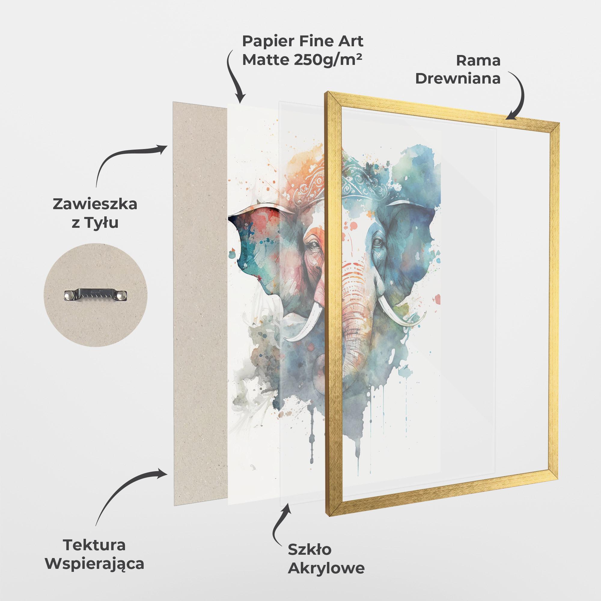 Plakat w Ramie Ganesha Chaturthi mockup 1