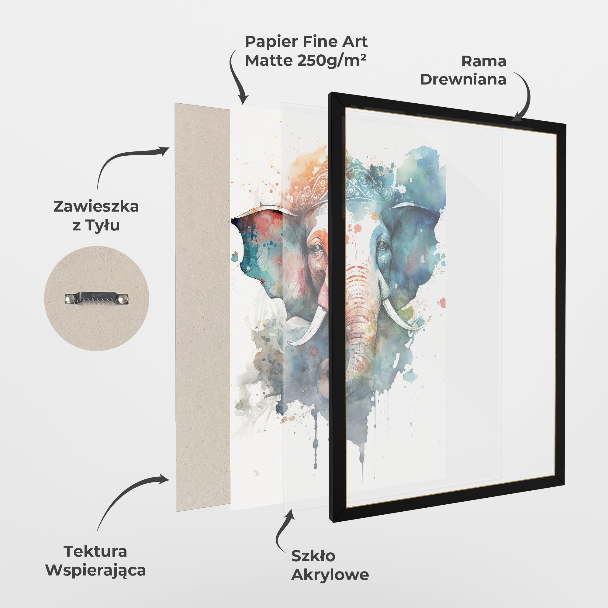 Plakat w Ramie Ganesha Chaturthi mockup 1