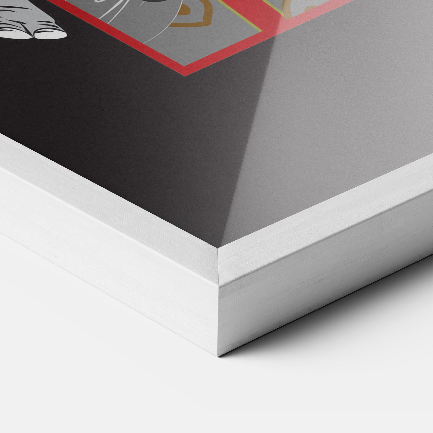 Plakat w Ramie Asian Elephant mockup 3