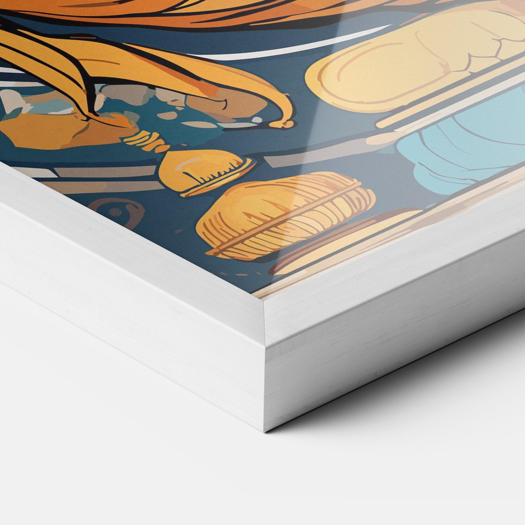 Plakat w Ramie Gold Ganpati mockup 3