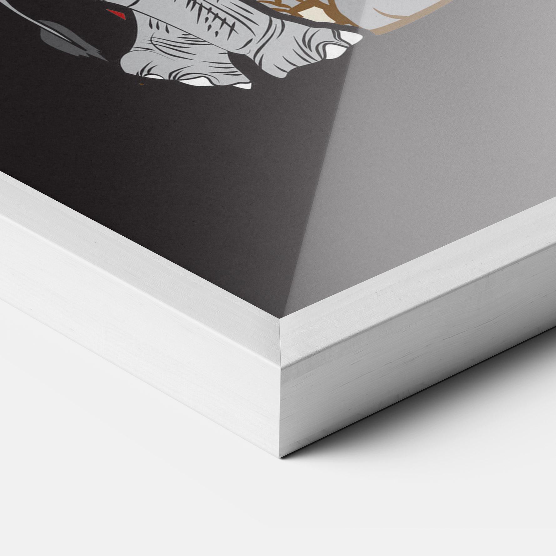 Plakat w Ramie Three Elephant mockup 3