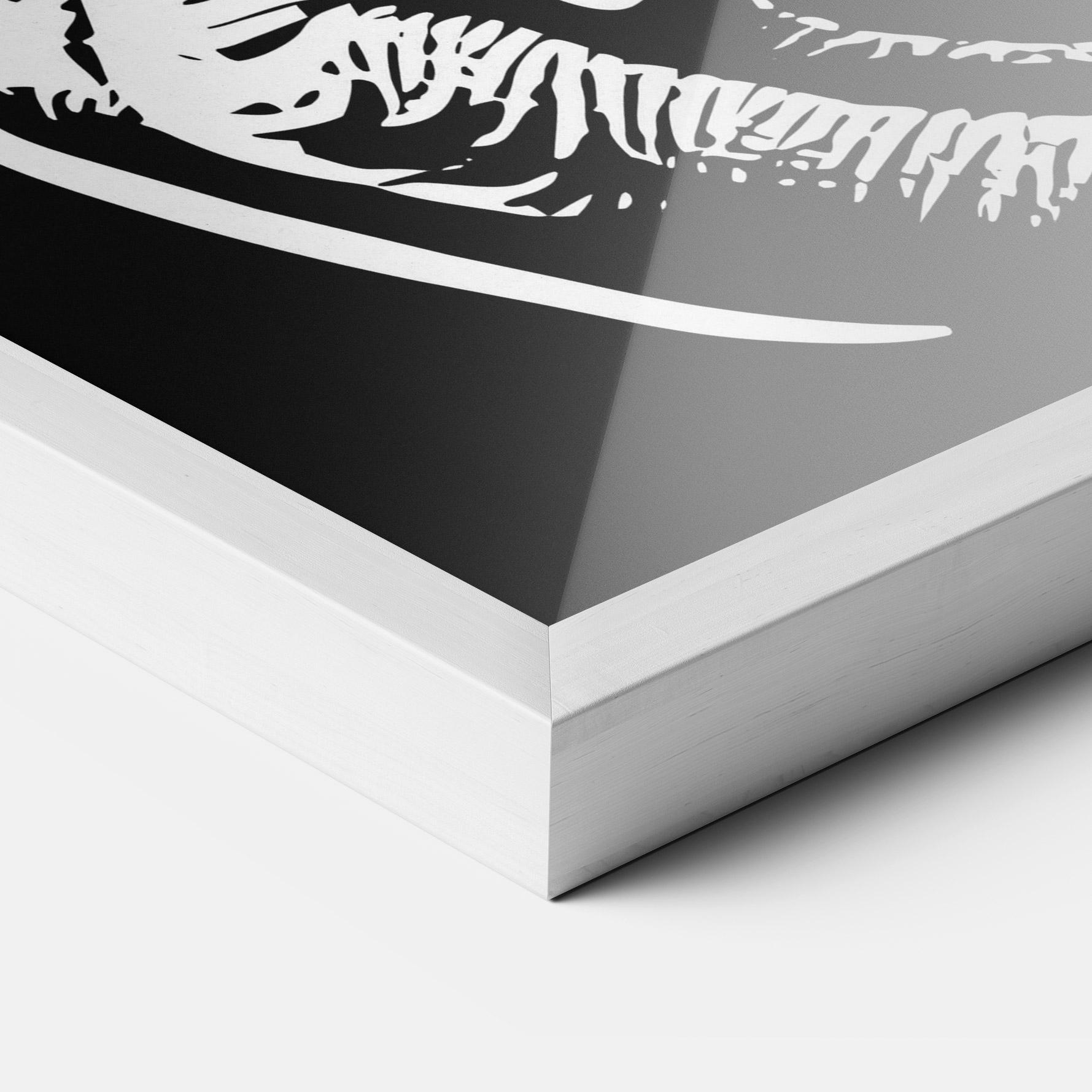 Plakat w Ramie White Head Elephant mockup 3