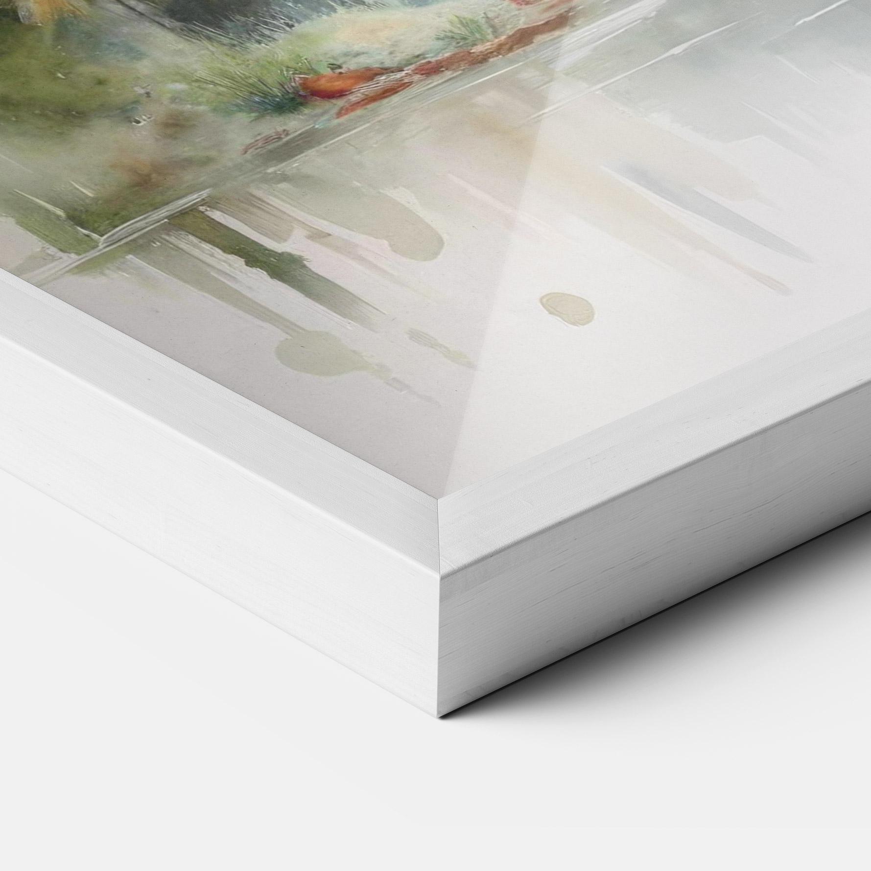 Plakat w Ramie Wild Watercolor Elephant mockup 3