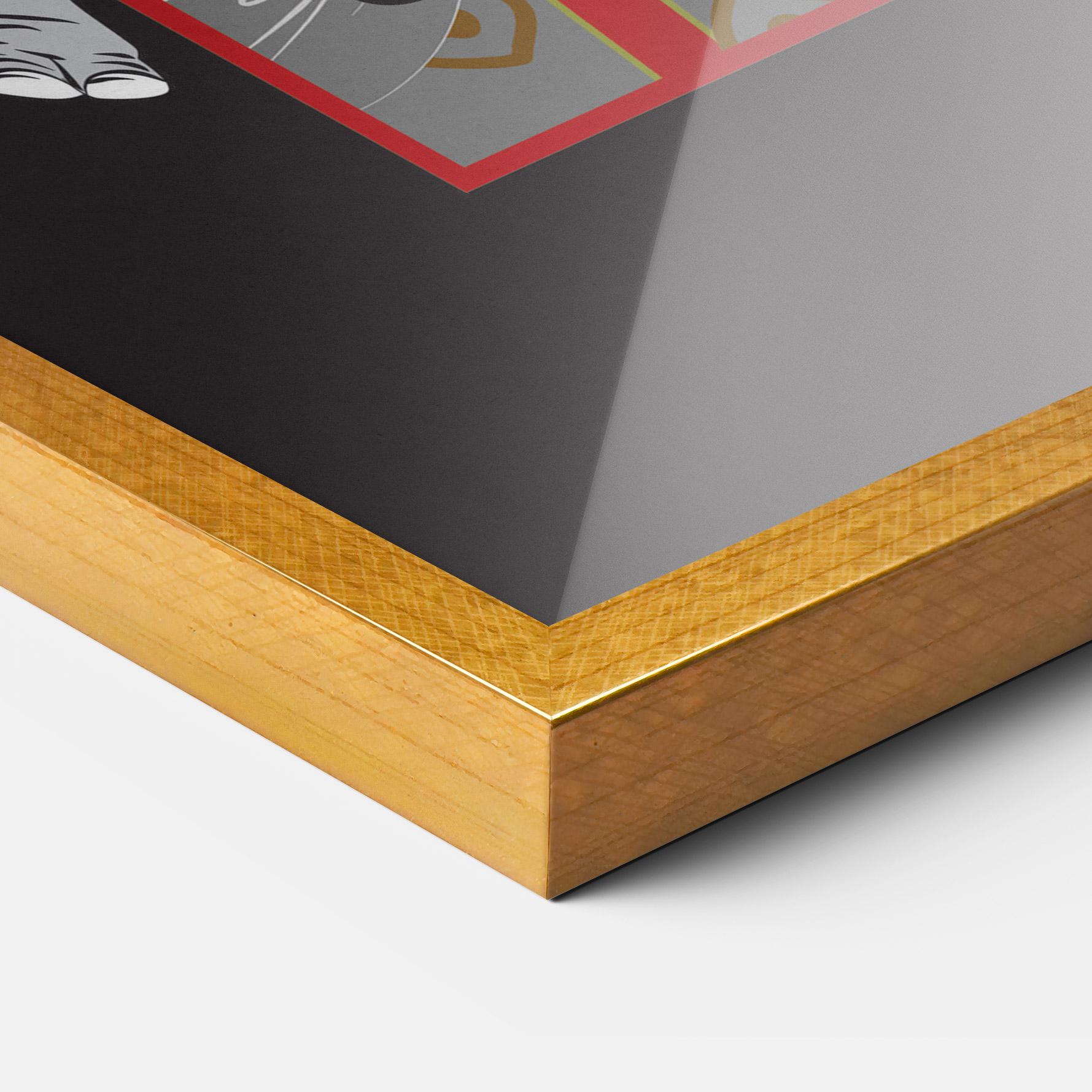 Plakat w Ramie Asian Elephant mockup 3