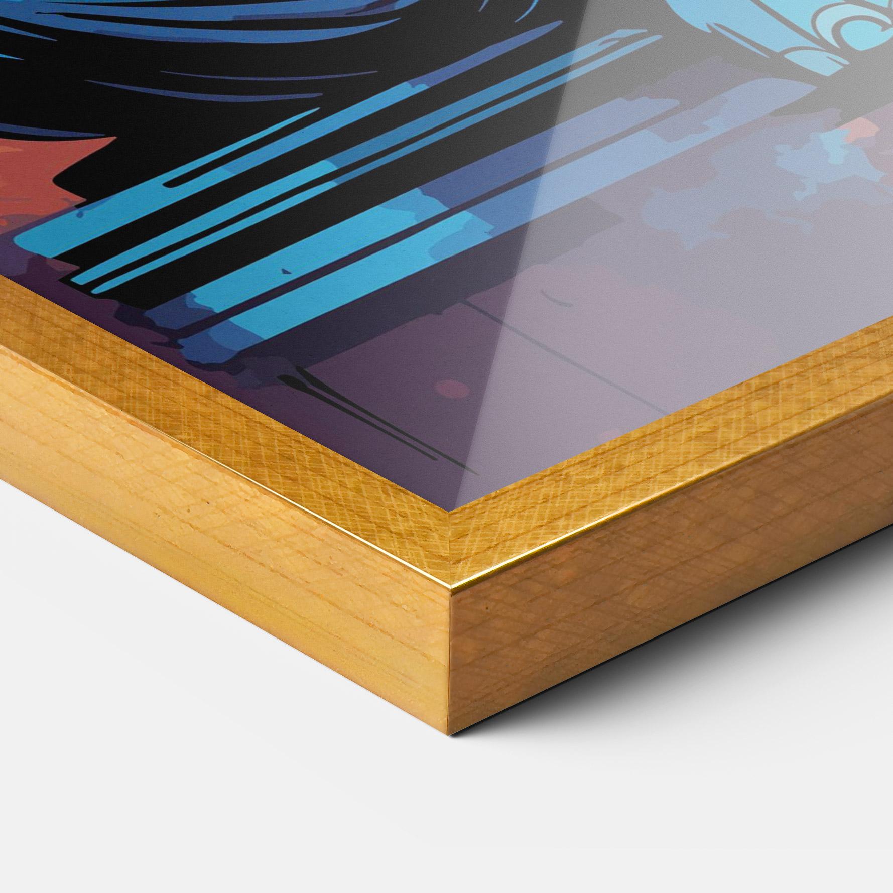 Plakat w Ramie Colorful Chaturthi mockup 3