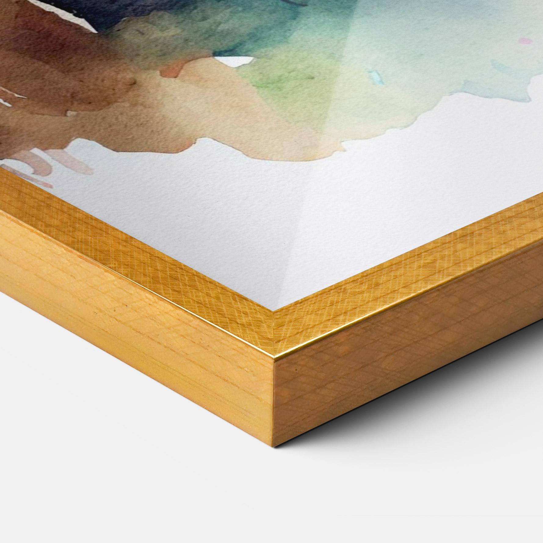 Plakat w Ramie Watercolor Love mockup 3