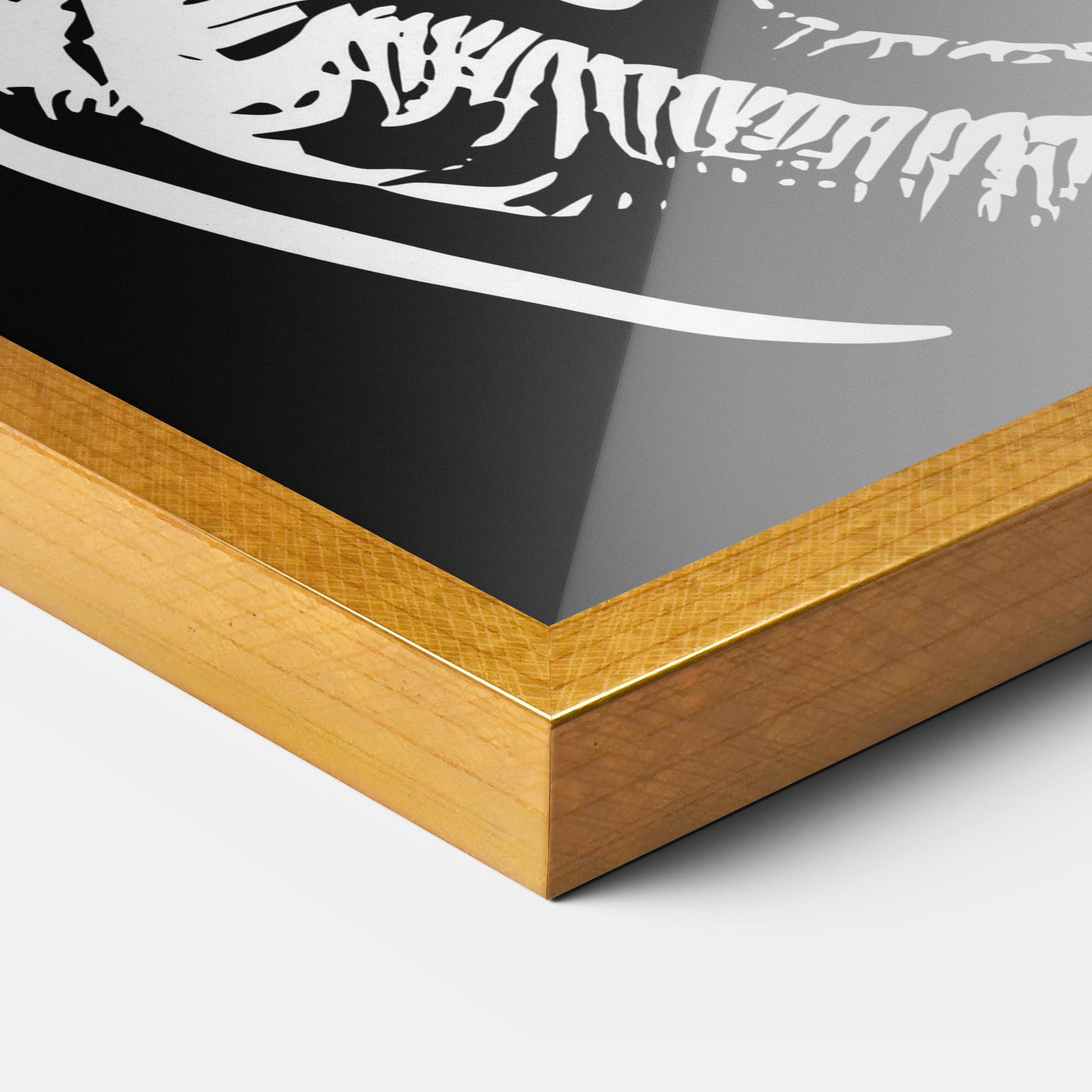 Plakat w Ramie White Head Elephant mockup 3