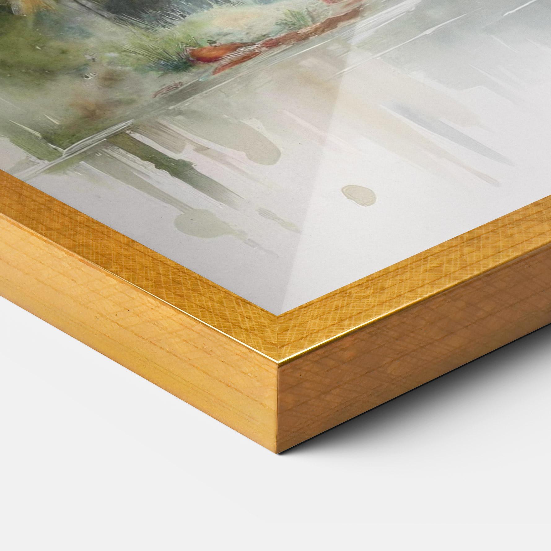 Plakat w Ramie Wild Watercolor Elephant mockup 3