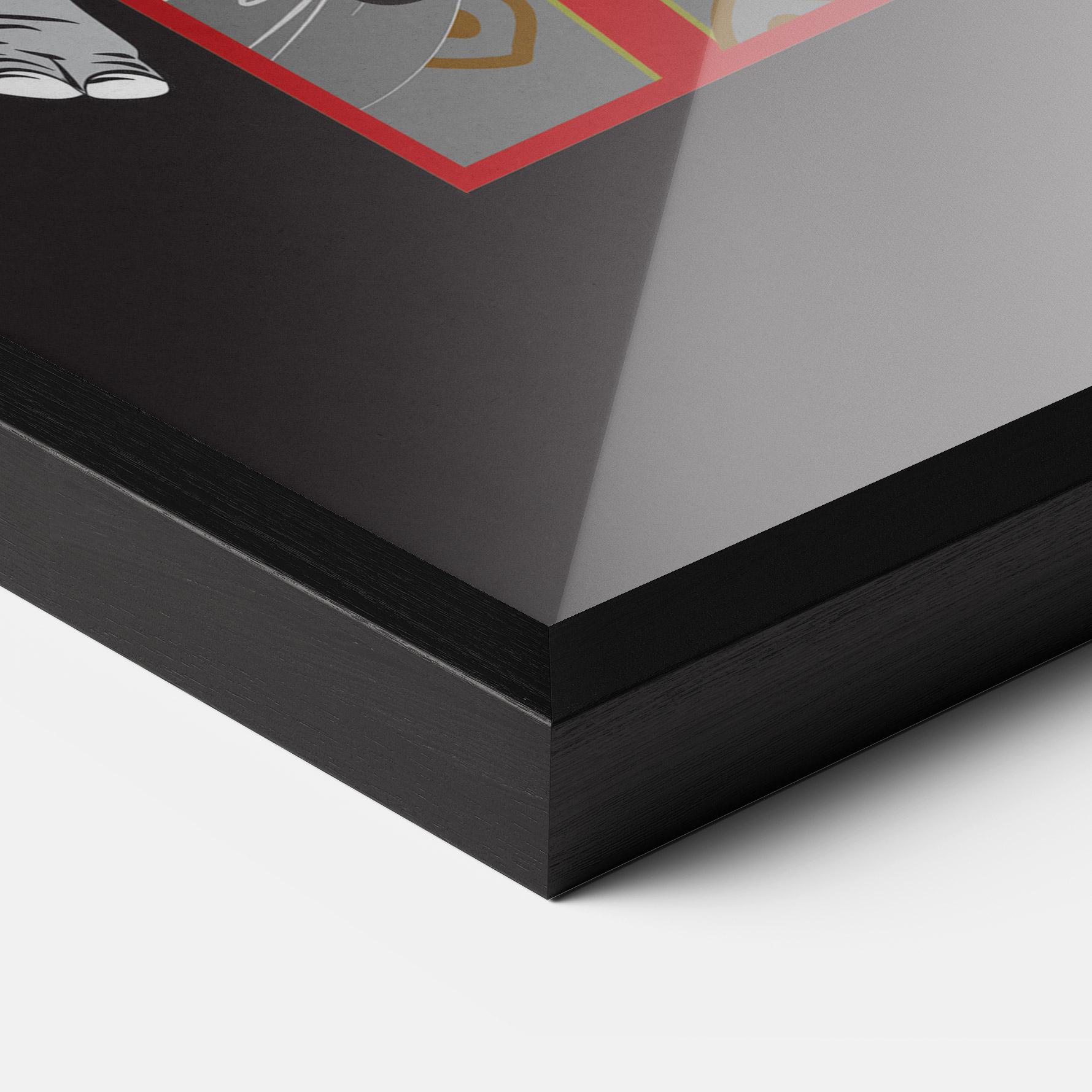 Plakat w Ramie Asian Elephant mockup 3