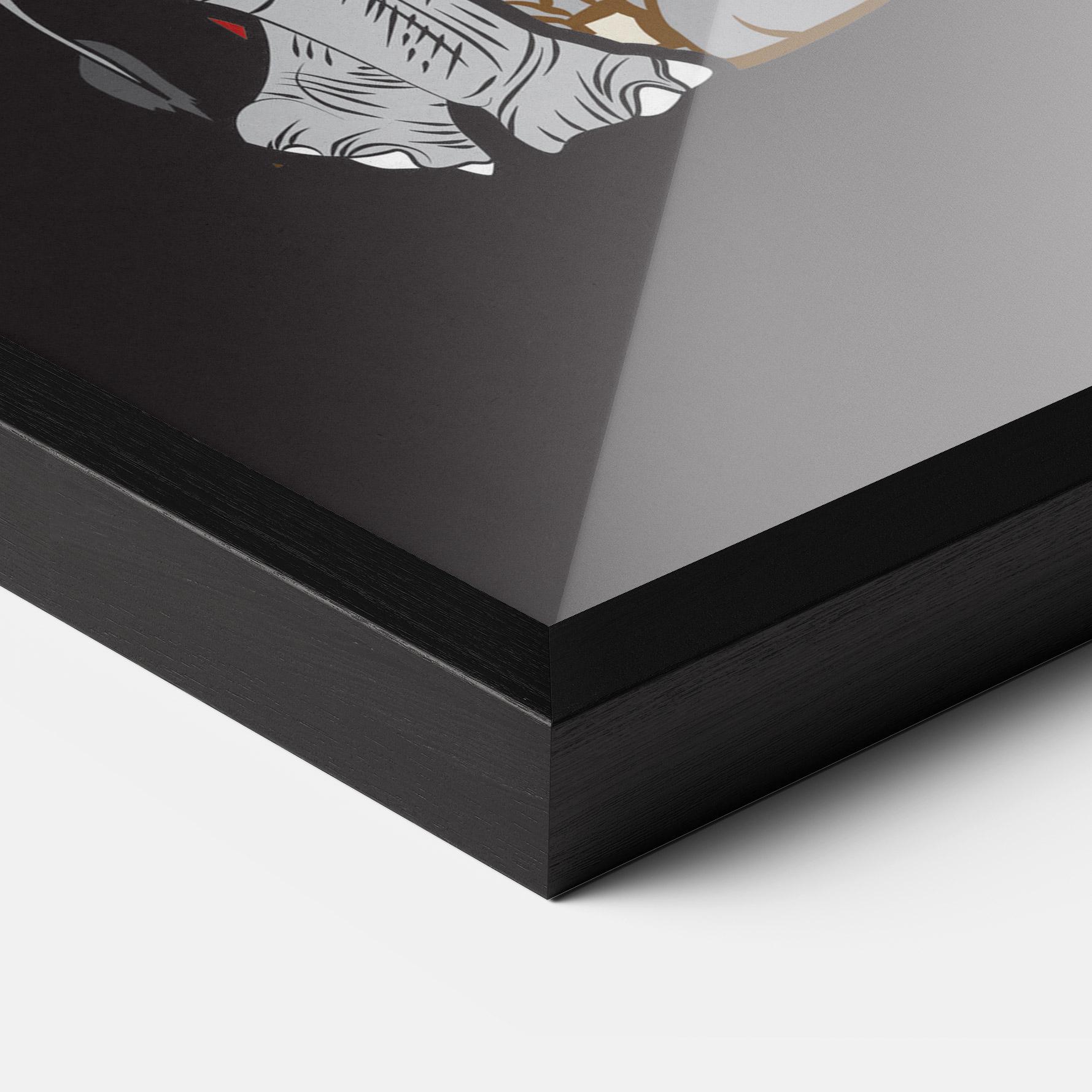 Plakat w Ramie Three Elephant mockup 3