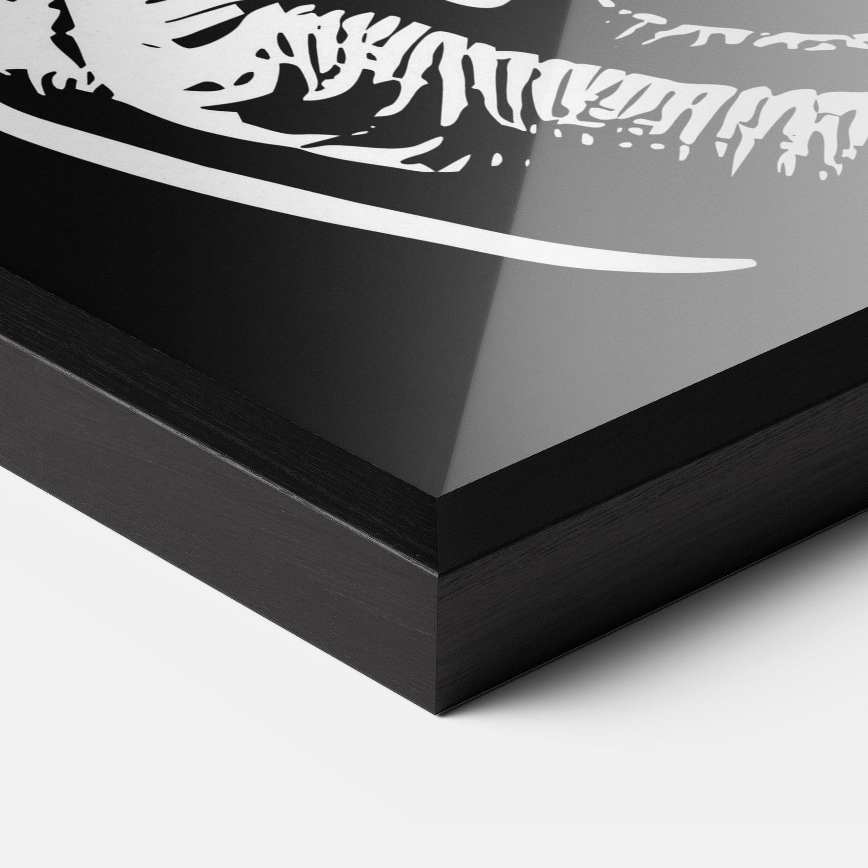 Plakat w Ramie White Head Elephant mockup 3