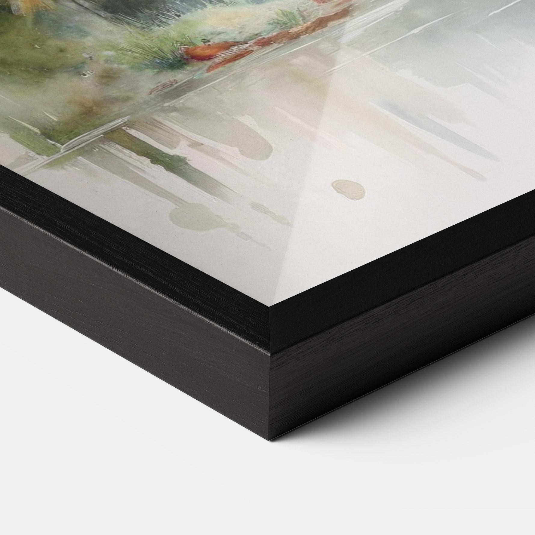 Plakat w Ramie Wild Watercolor Elephant mockup 3