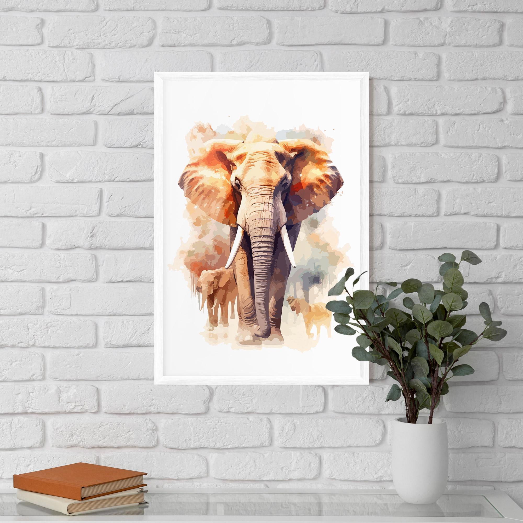 Plakat w Ramie Safari Animal mockup 5