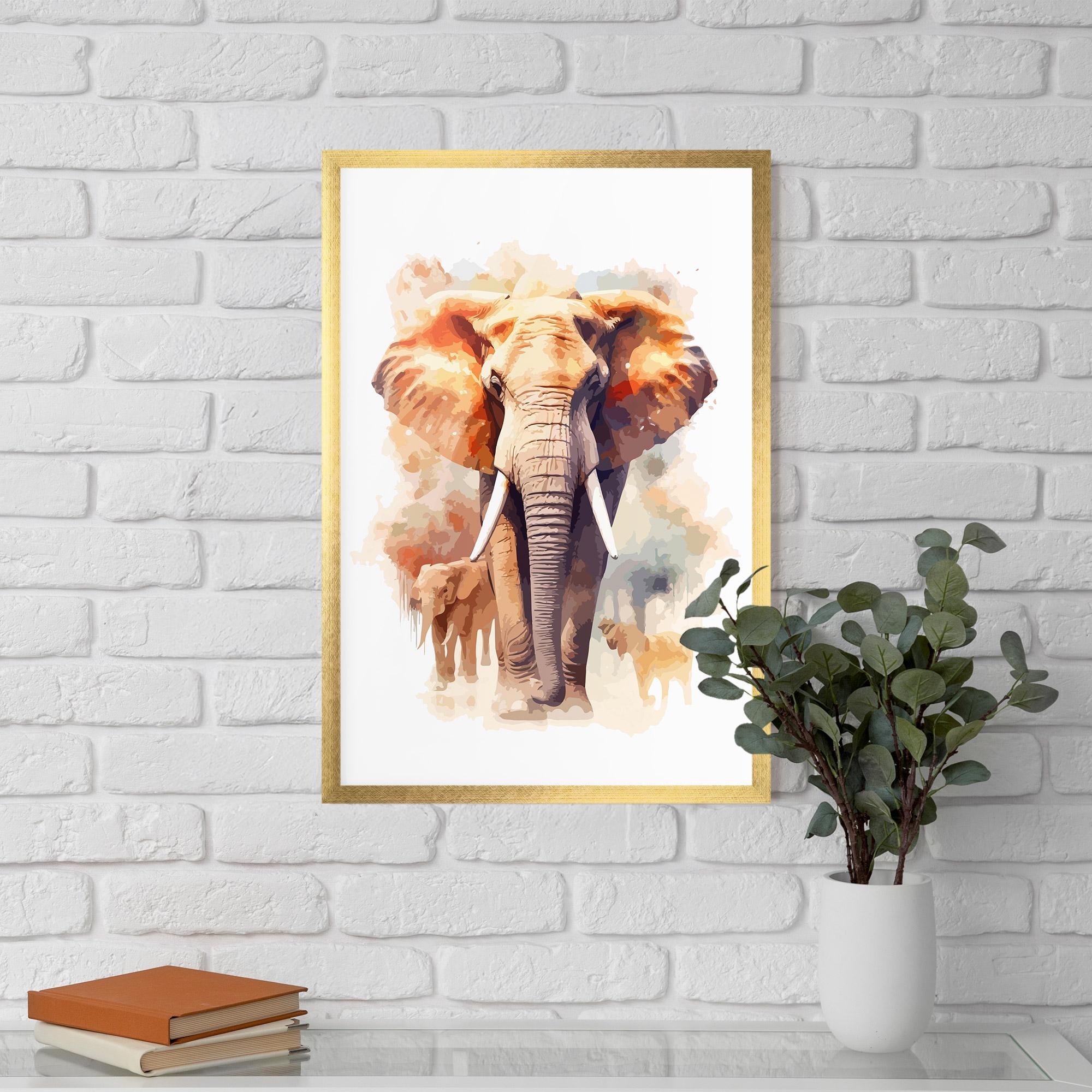 Plakat w Ramie Safari Animal mockup 5