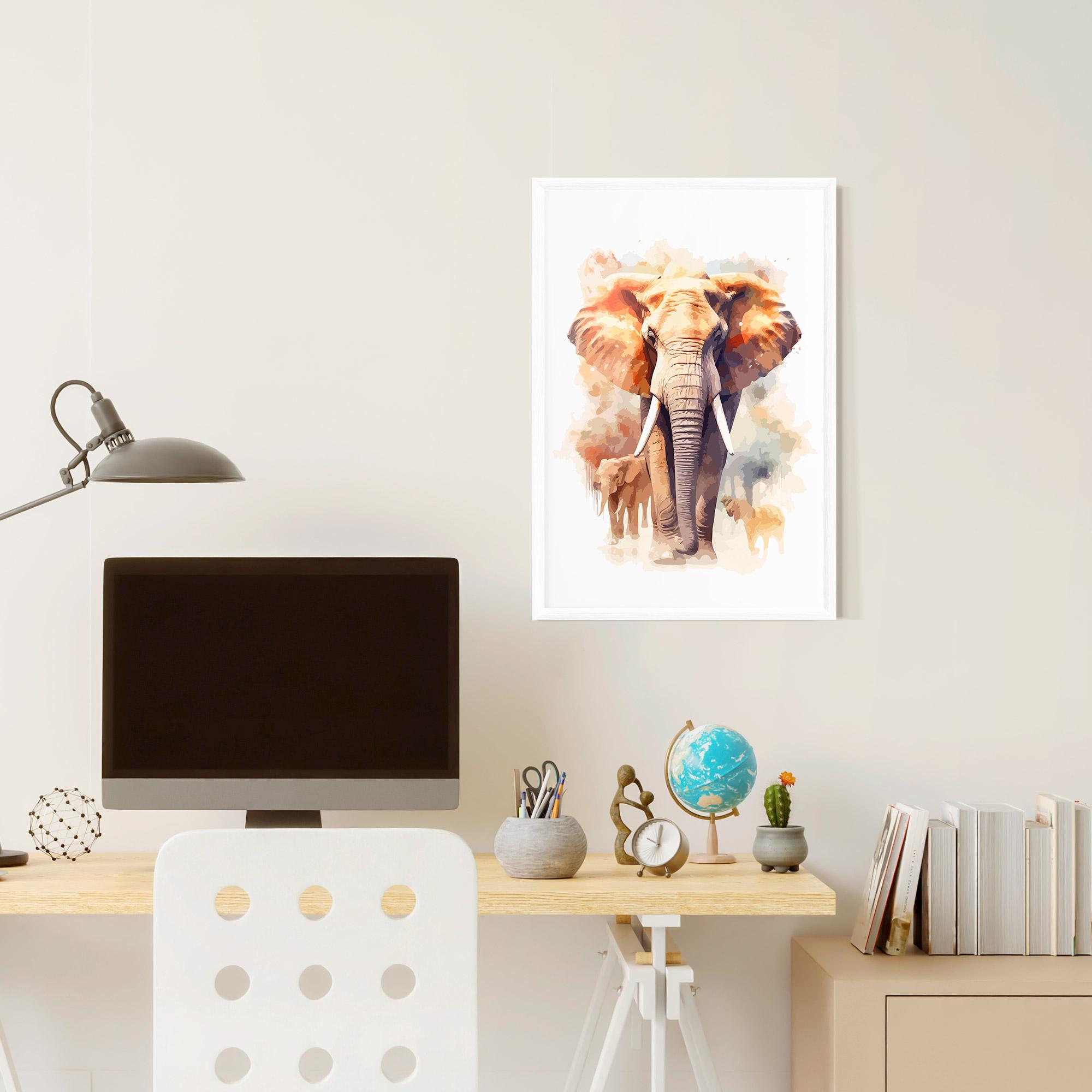 Plakat w Ramie Safari Animal mockup 6