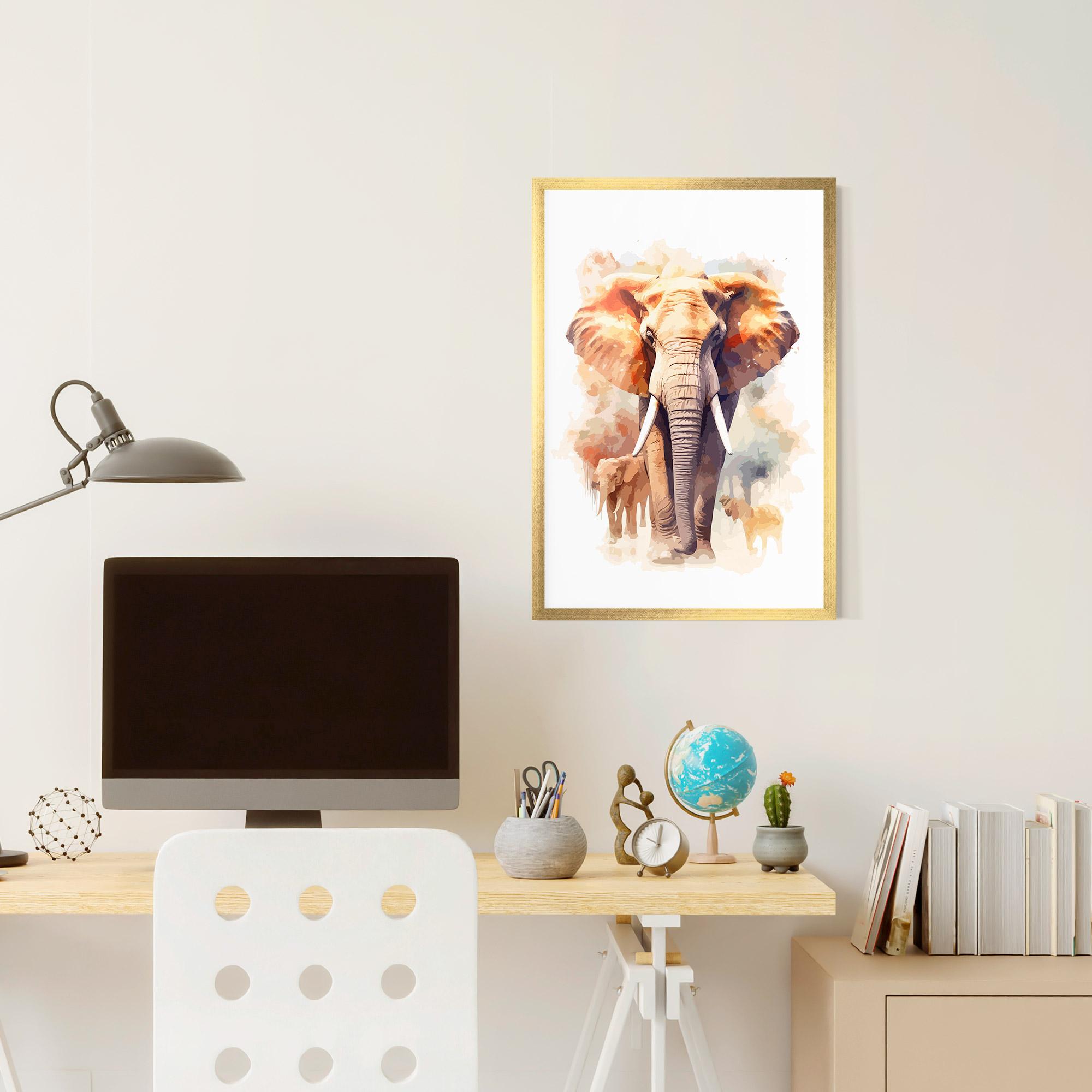 Plakat w Ramie Safari Animal mockup 6