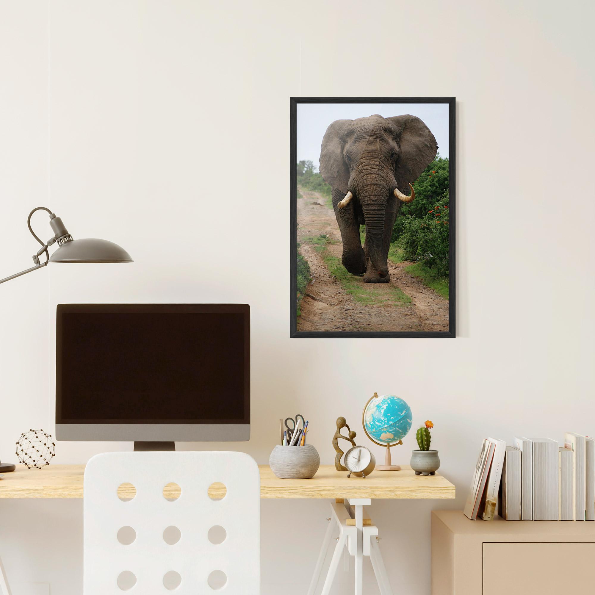 Plakat w Ramie Elephant Safari mockup 6