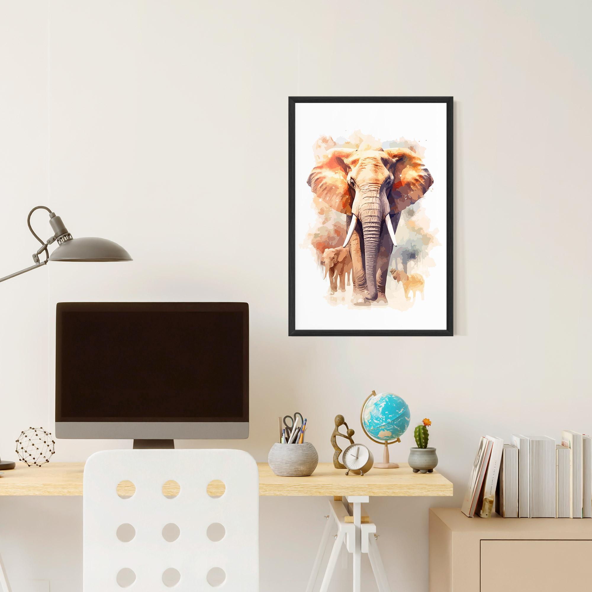 Plakat w Ramie Safari Animal mockup 6