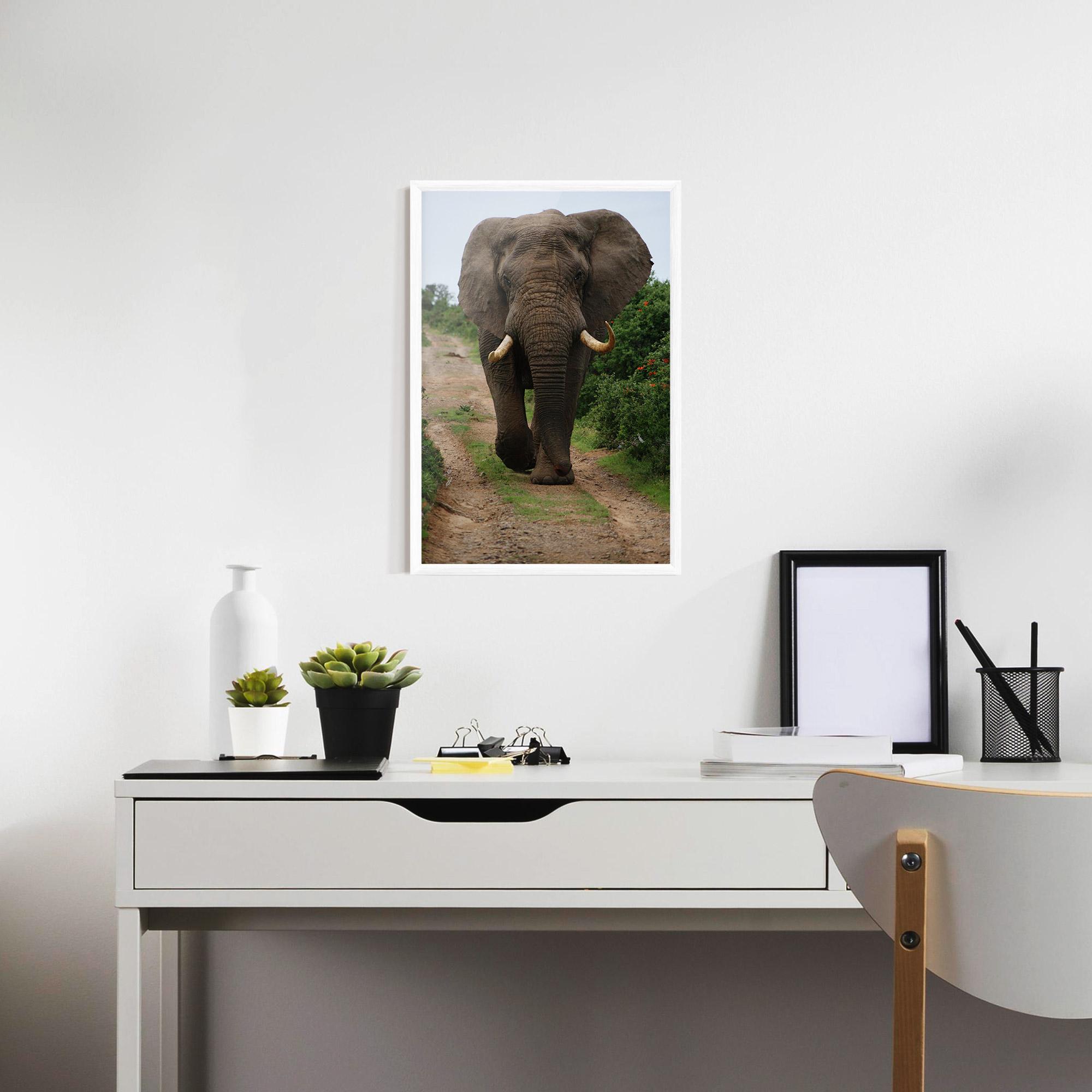 Plakat w Ramie Elephant Safari mockup 7