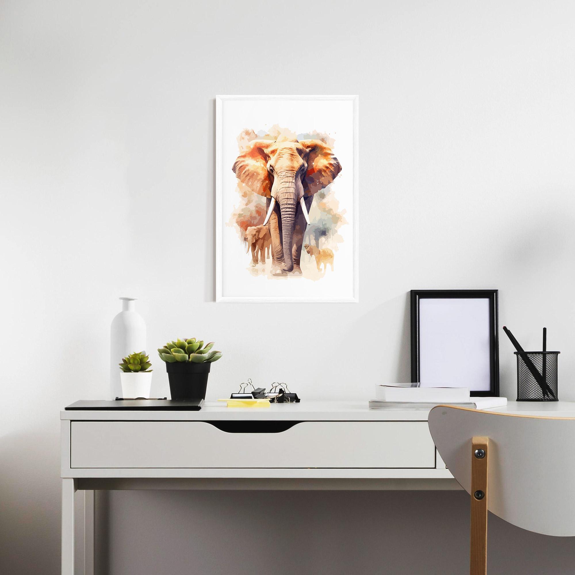 Plakat w Ramie Safari Animal mockup 7