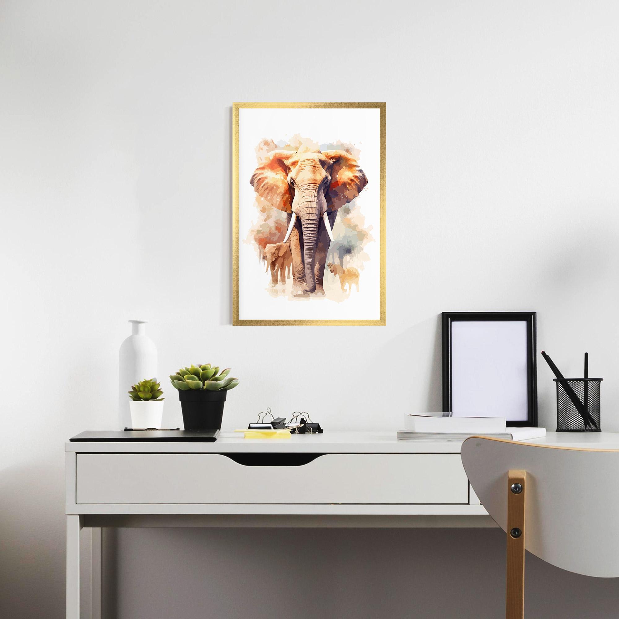 Plakat w Ramie Safari Animal mockup 7