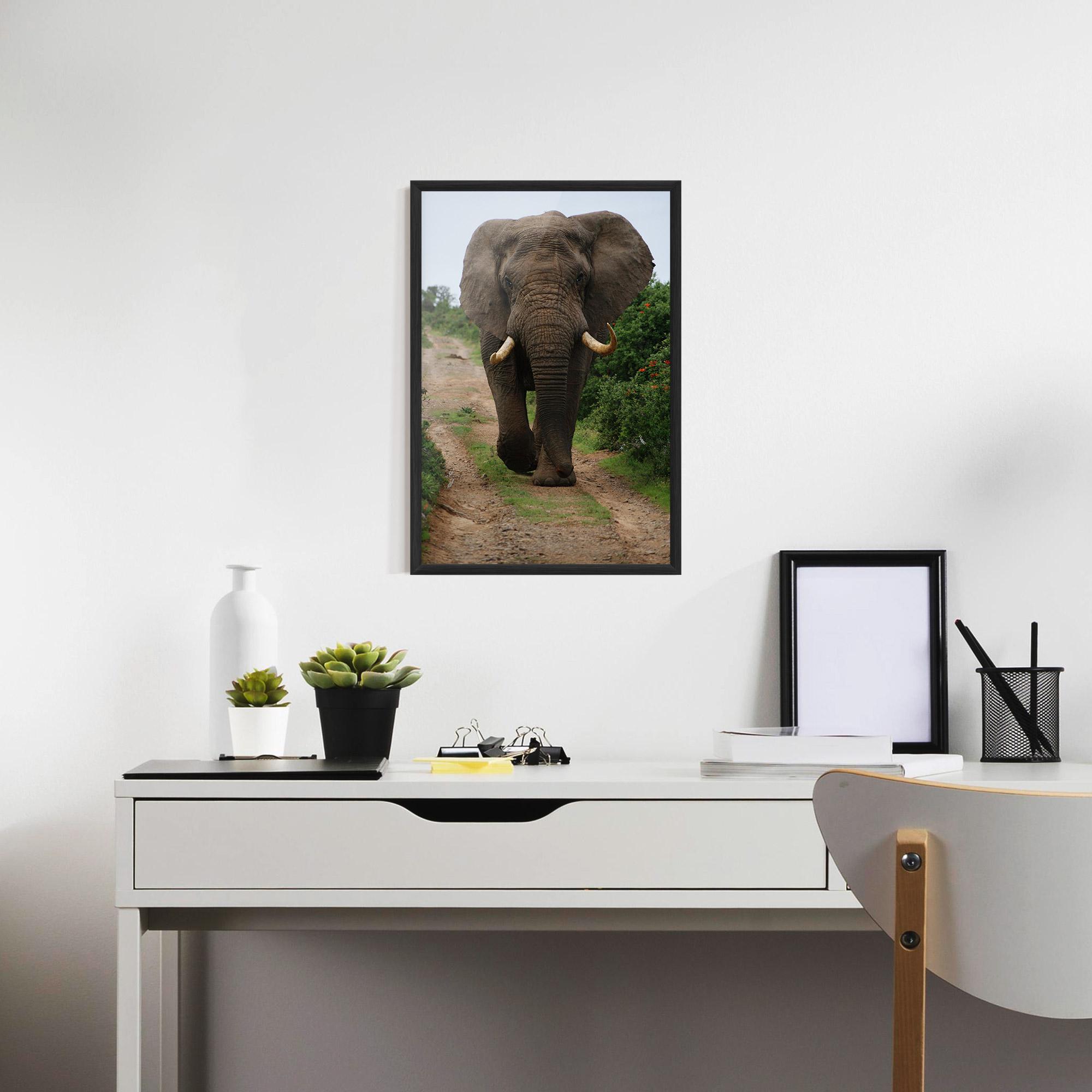 Plakat w Ramie Elephant Safari mockup 7
