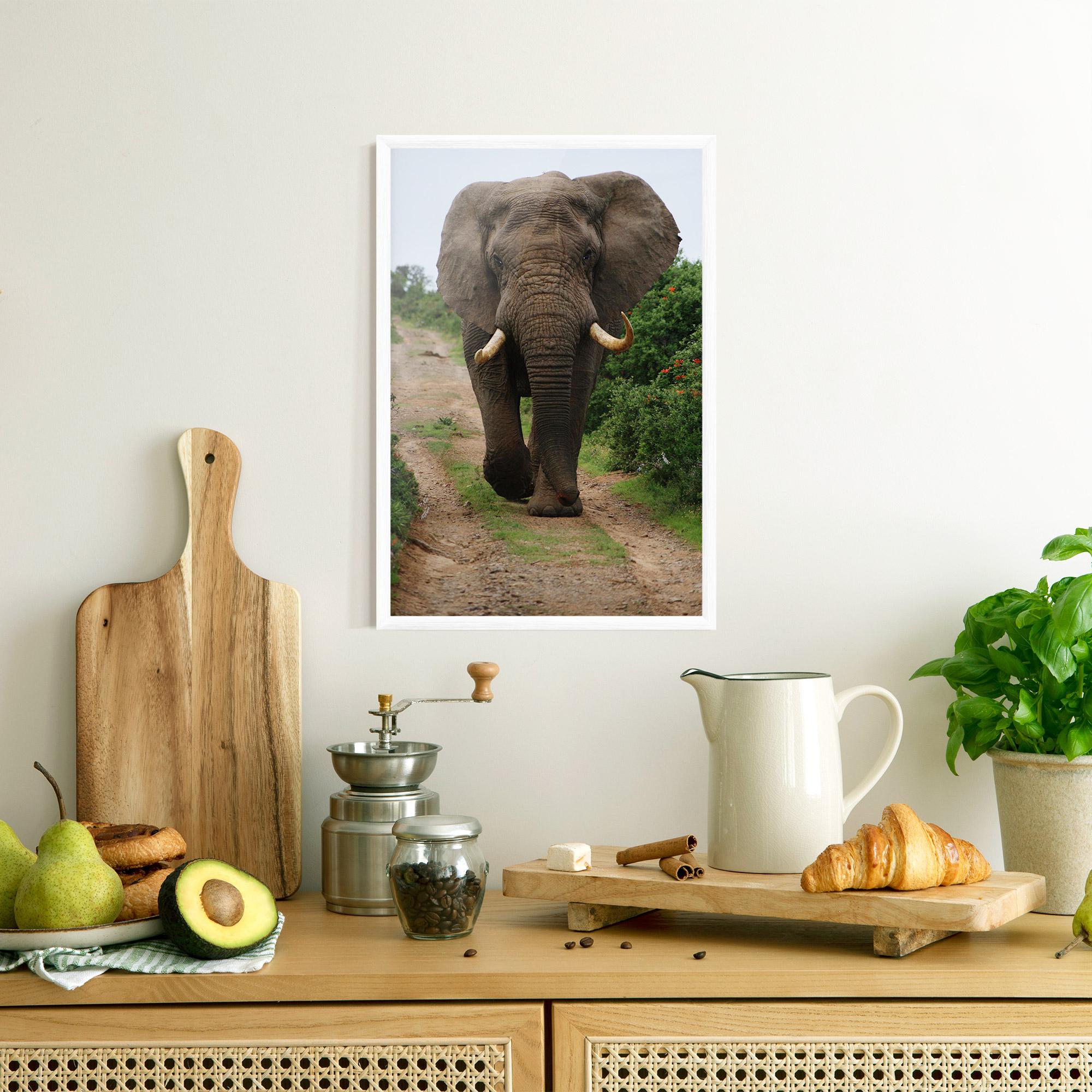 Plakat w Ramie Elephant Safari mockup 8