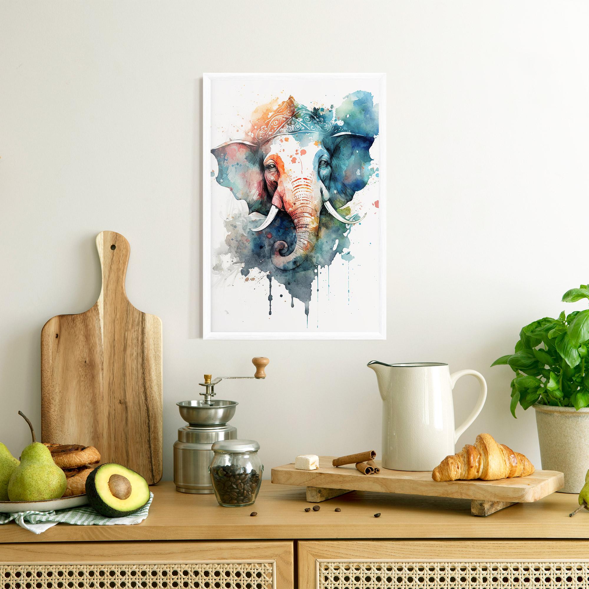 Plakat w Ramie Ganesha Chaturthi mockup 8