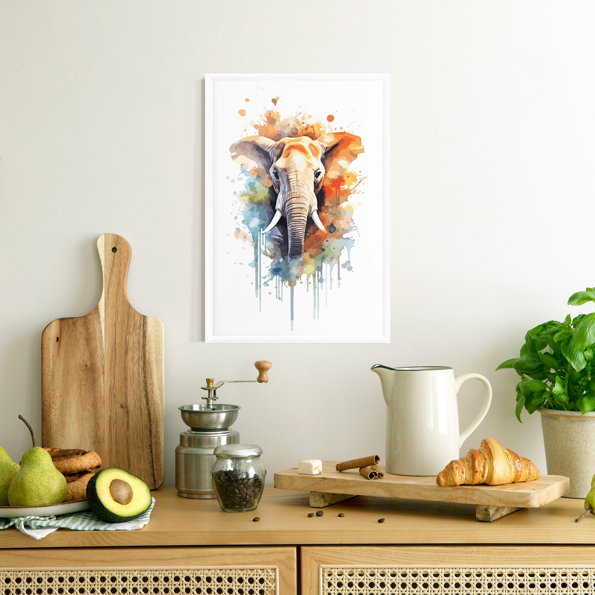 Plakat w Ramie Safari Animal Art mockup 8