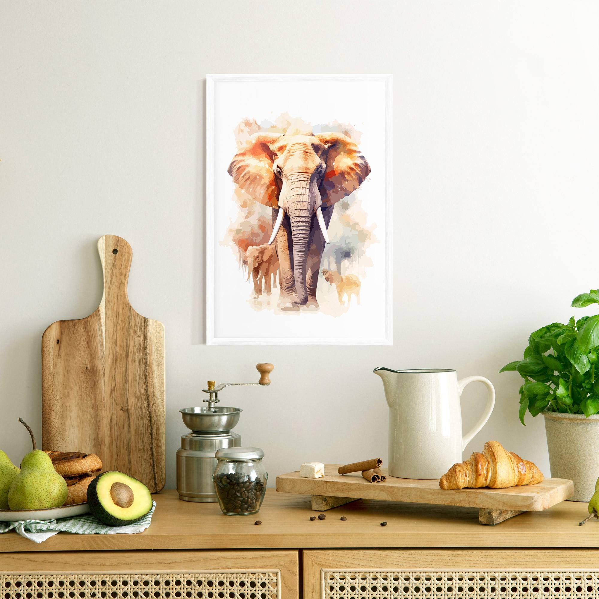 Plakat w Ramie Safari Animal mockup 8