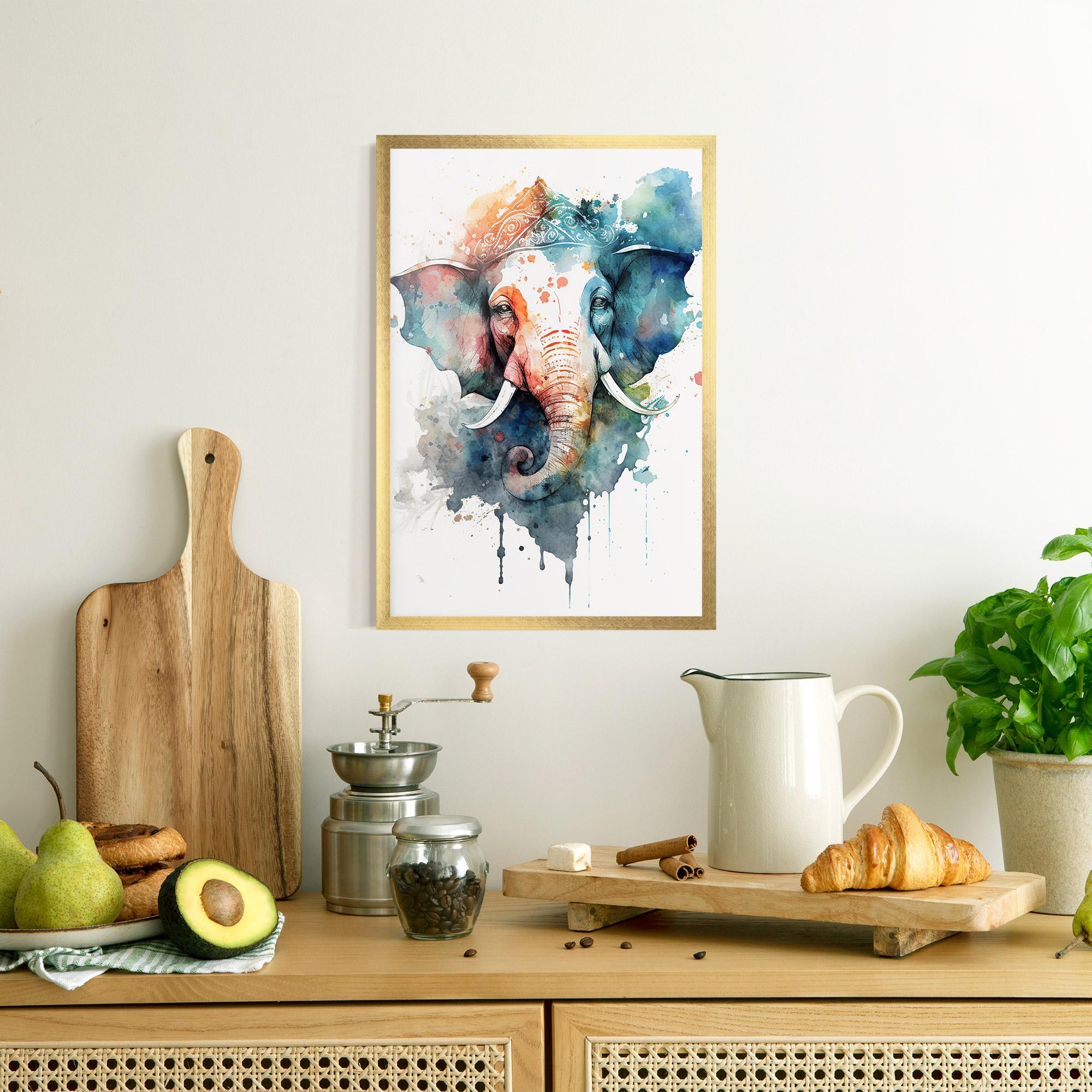 Plakat w Ramie Ganesha Chaturthi mockup 8