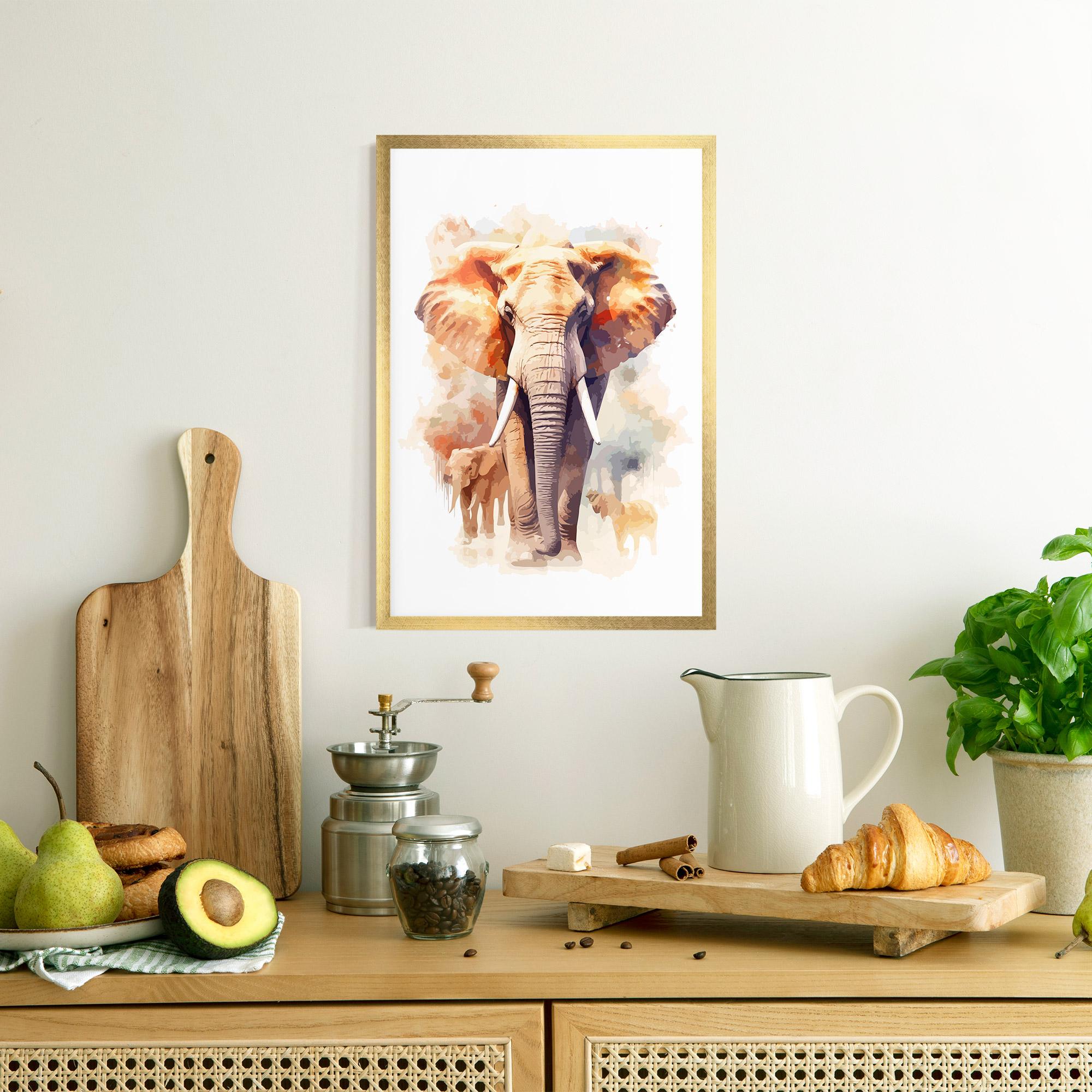 Plakat w Ramie Safari Animal mockup 8