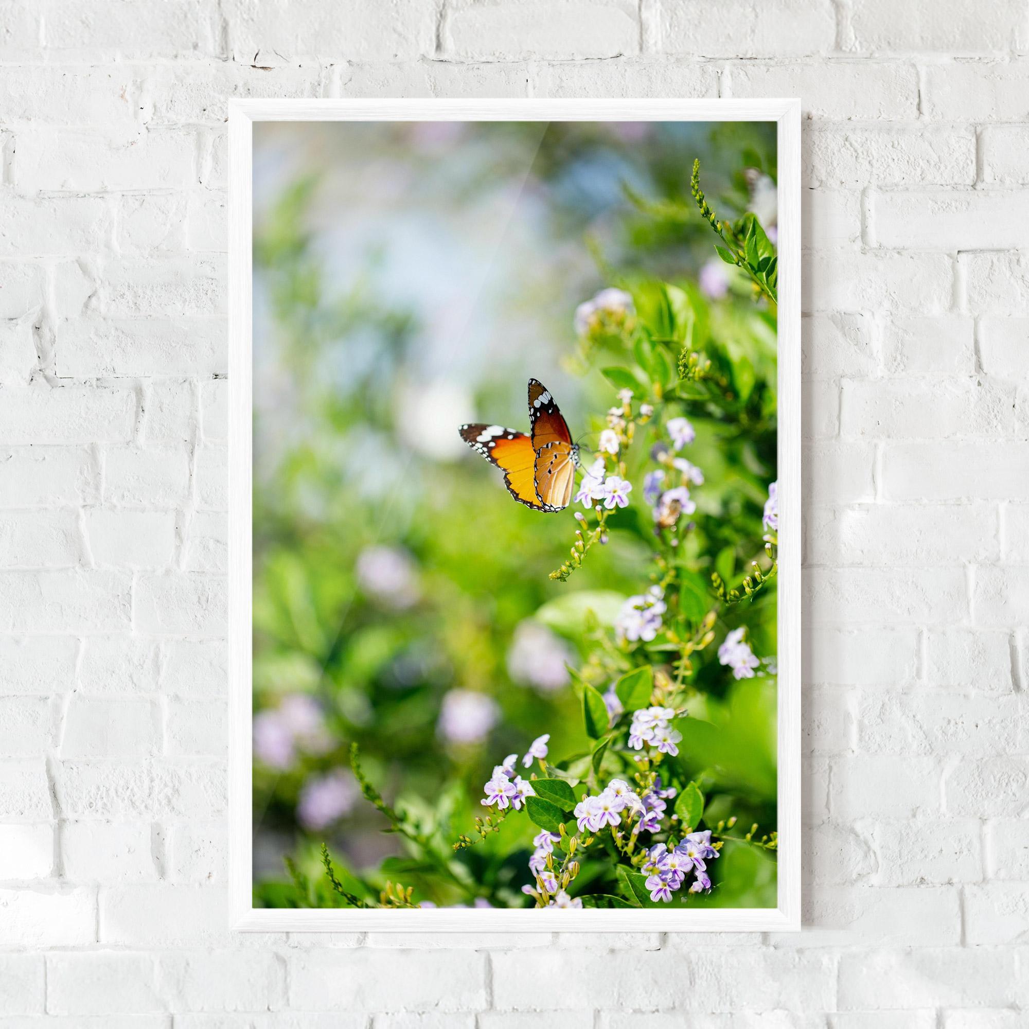 Plakat w Ramie Little Orange Elephant mockup 0