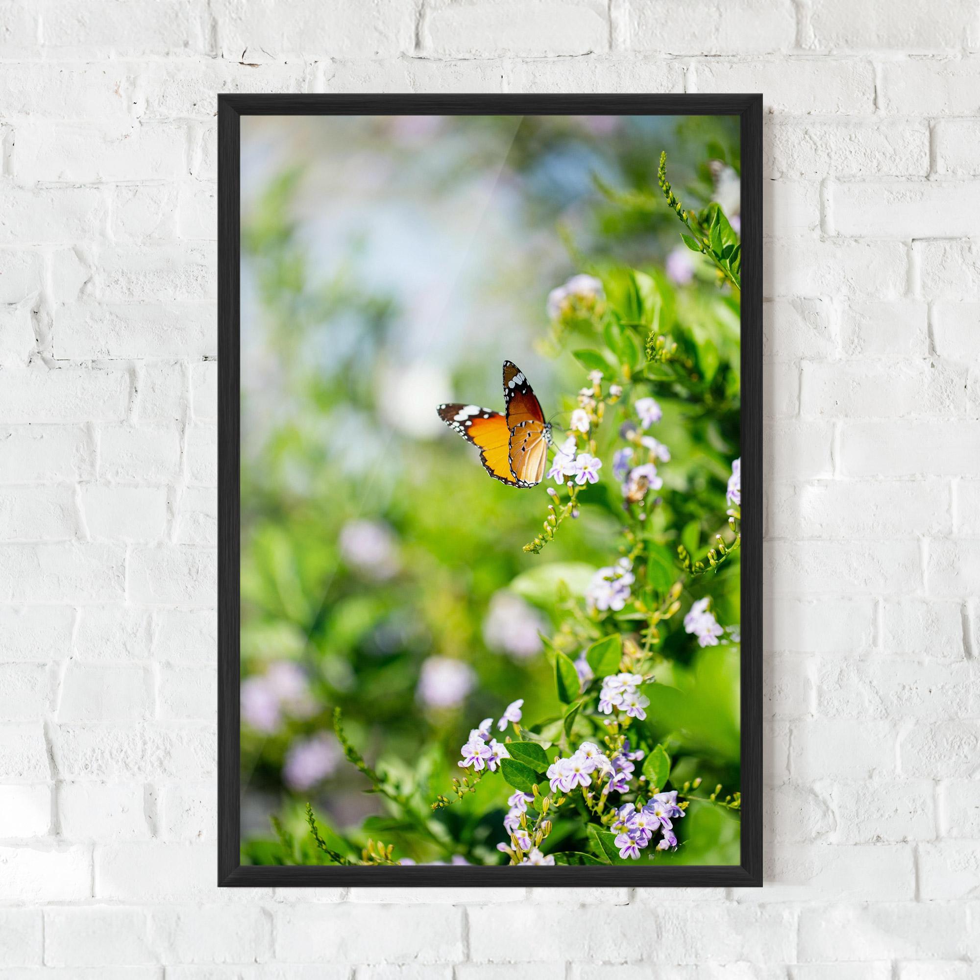 Plakat w Ramie Little Orange Elephant mockup 0