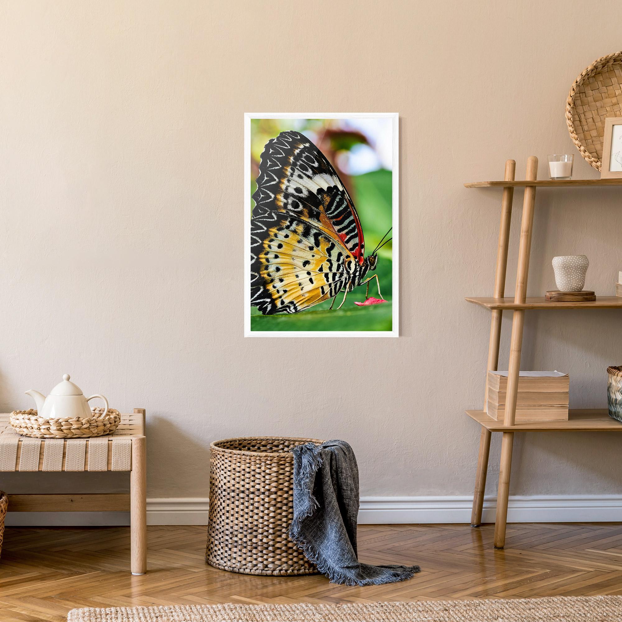 Plakat w Ramie Pretty Colorful Butterfly mockup 9