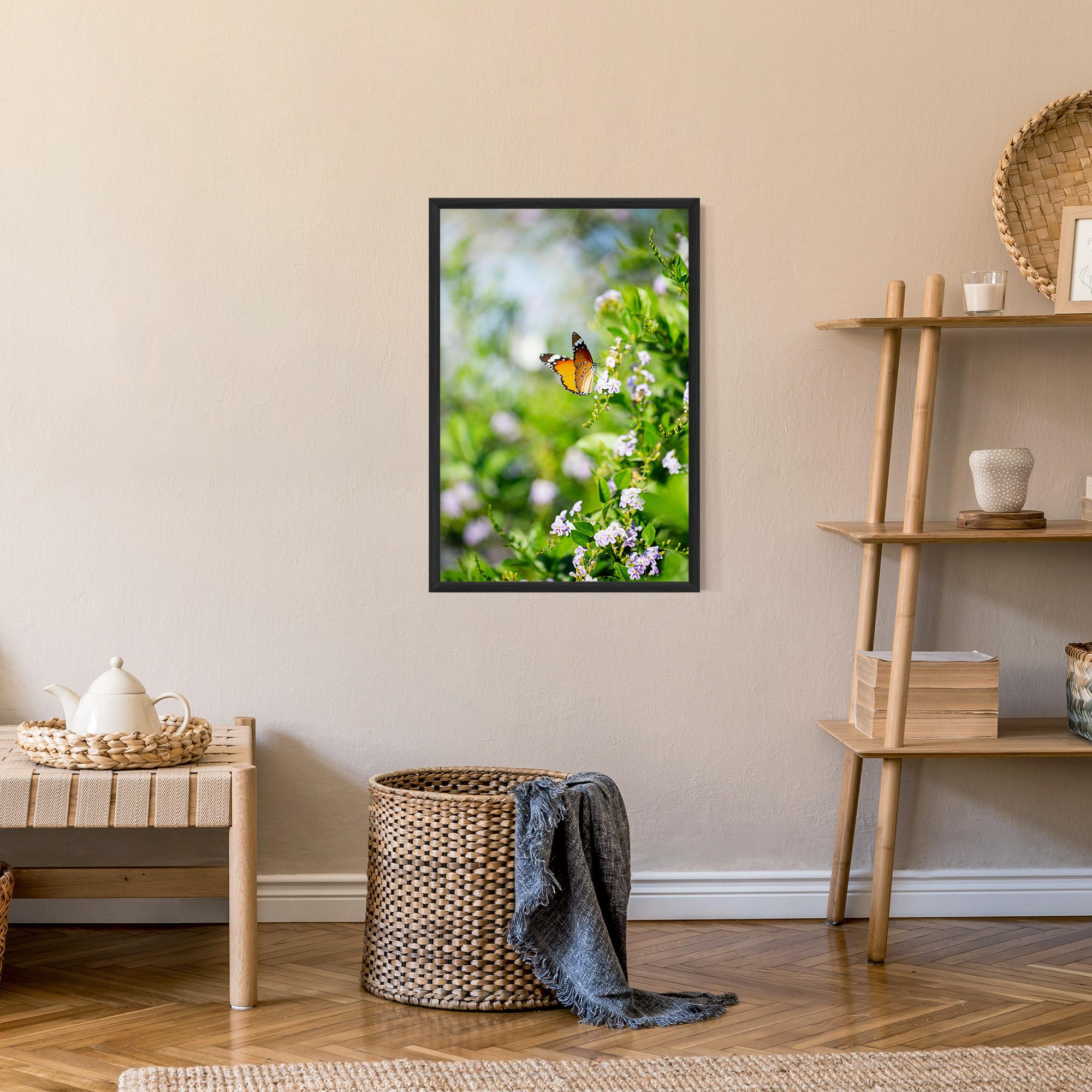 Plakat w Ramie Little Orange Elephant mockup 9