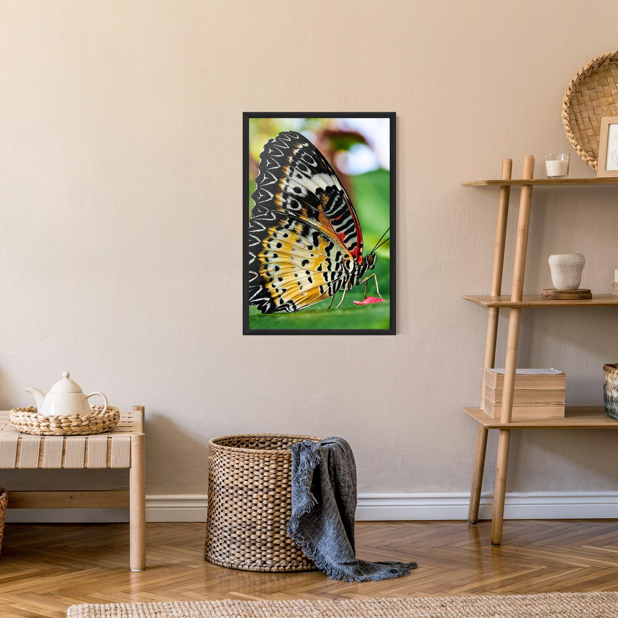 Plakat w Ramie Pretty Colorful Butterfly mockup 9