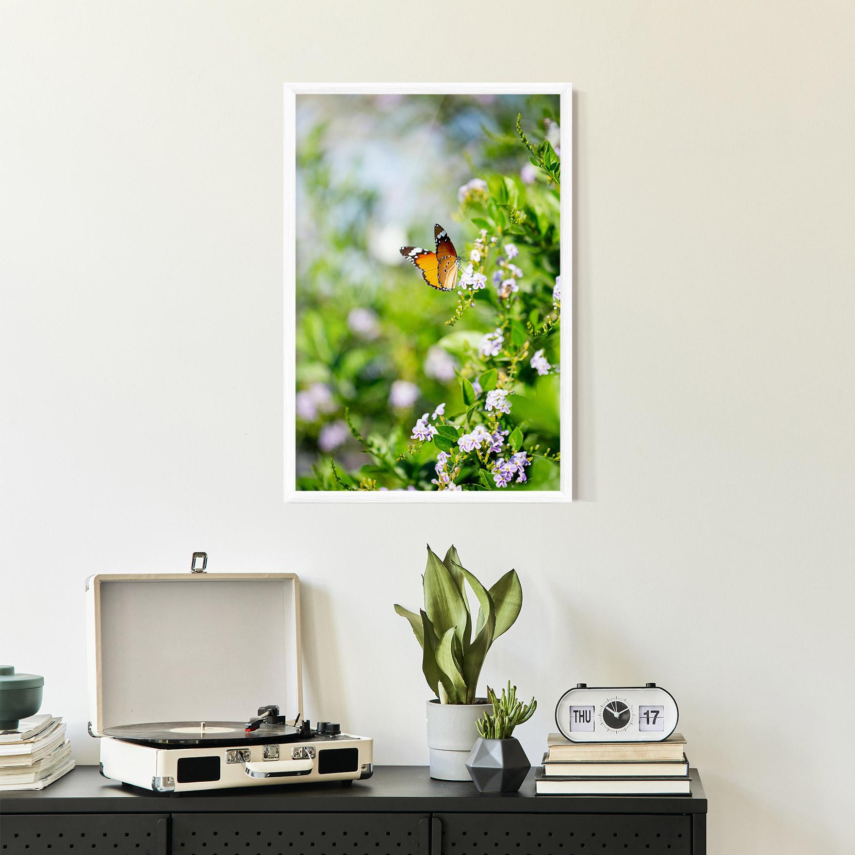 Plakat w Ramie Little Orange Elephant mockup 2