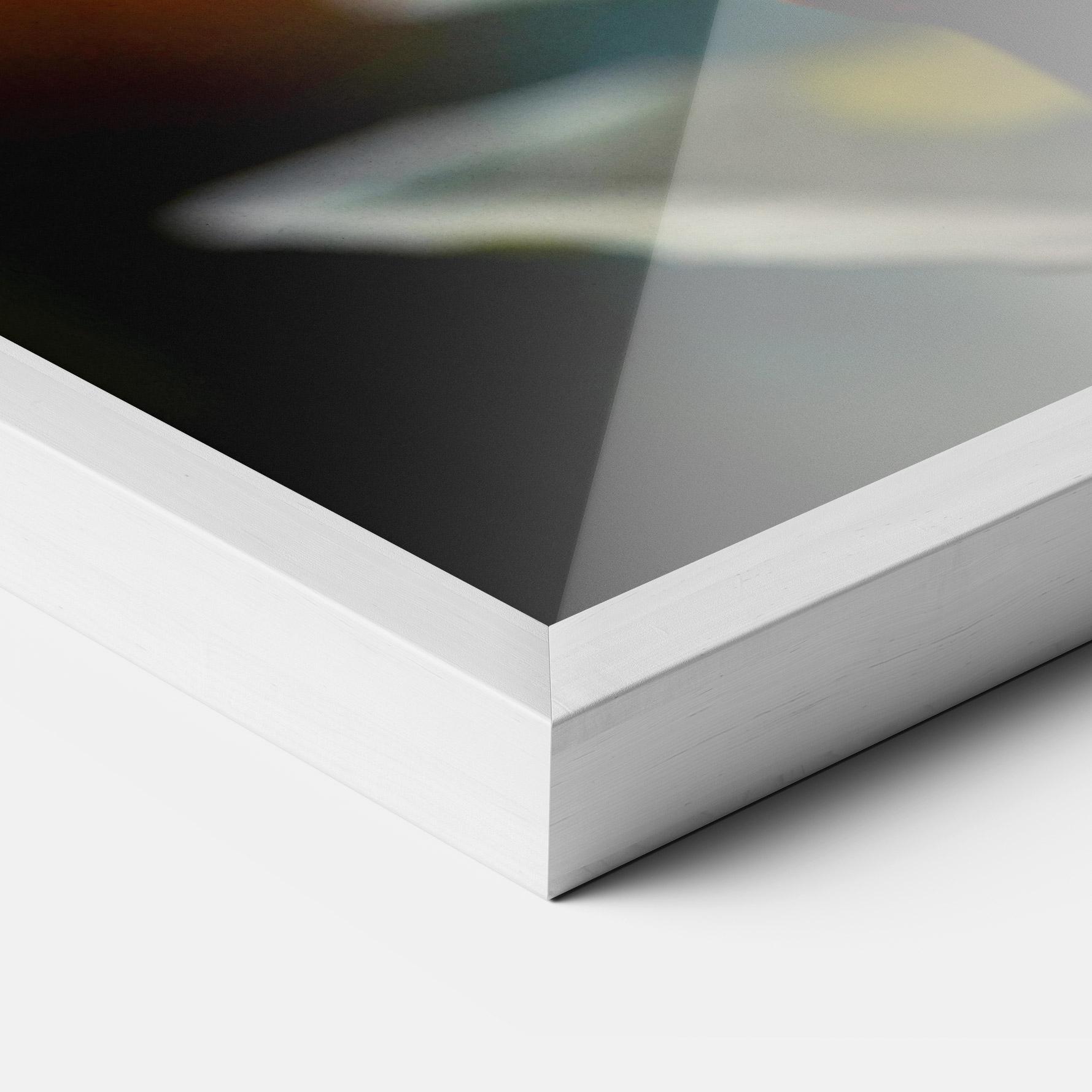 Plakat w Ramie Blue Yellow Butterfly mockup 3