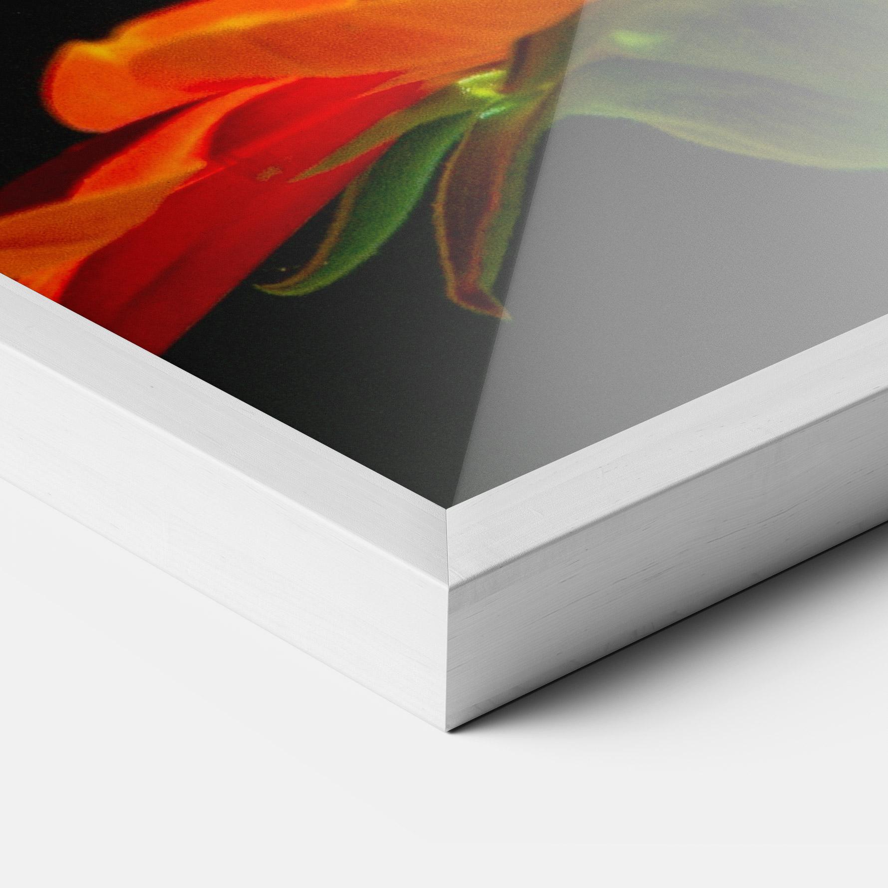 Plakat w Ramie Dark Orange Butterfy mockup 3