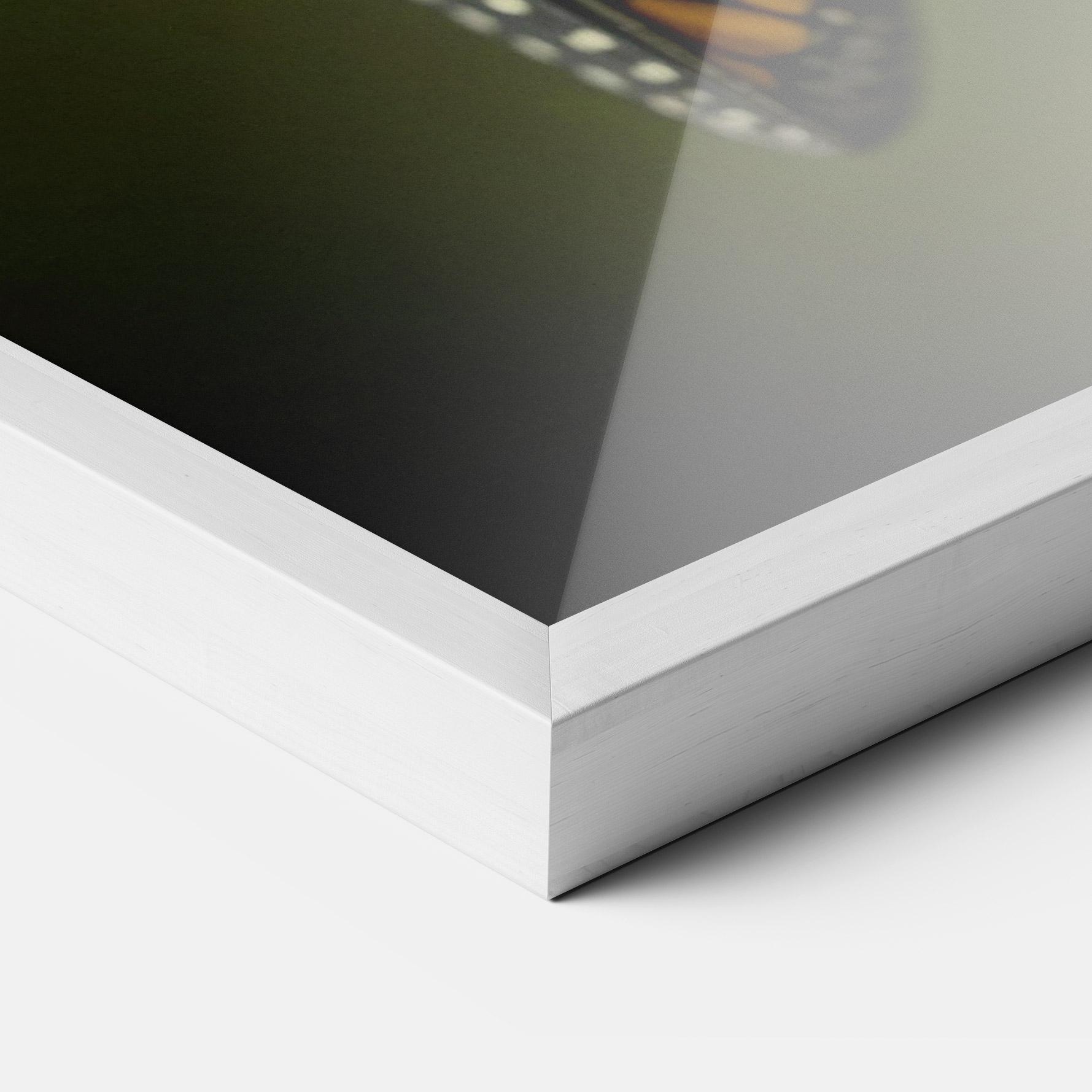 Plakat w Ramie Yellow Black Butterfly mockup 3