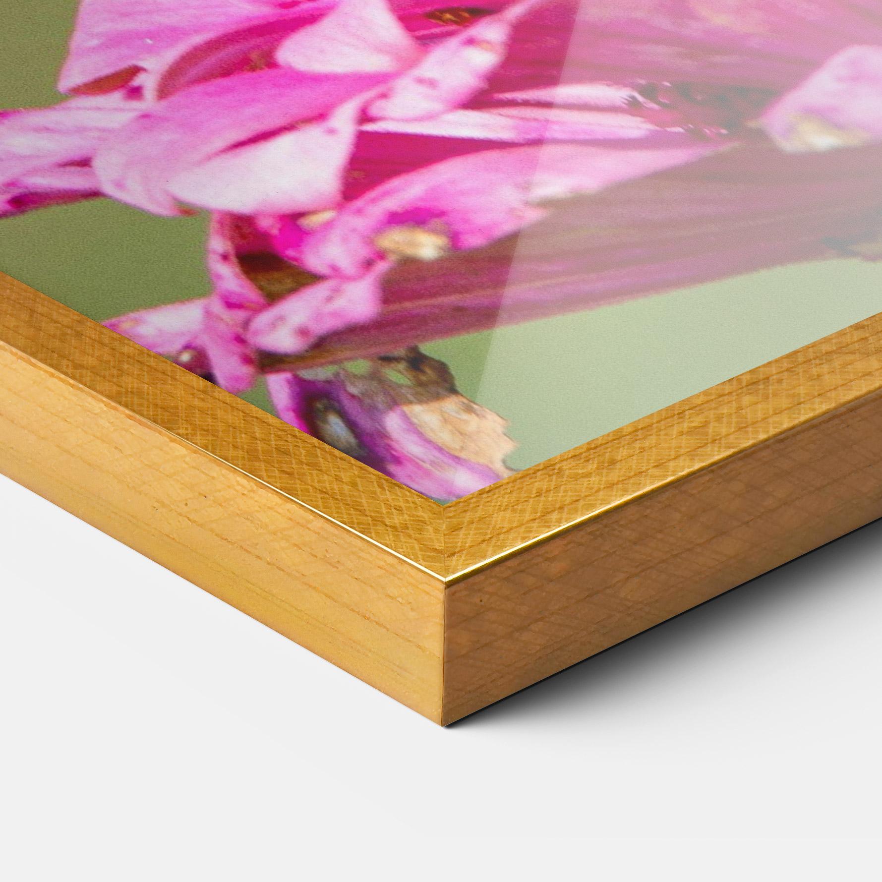 Plakat w Ramie Blue Grey Butterfly mockup 3