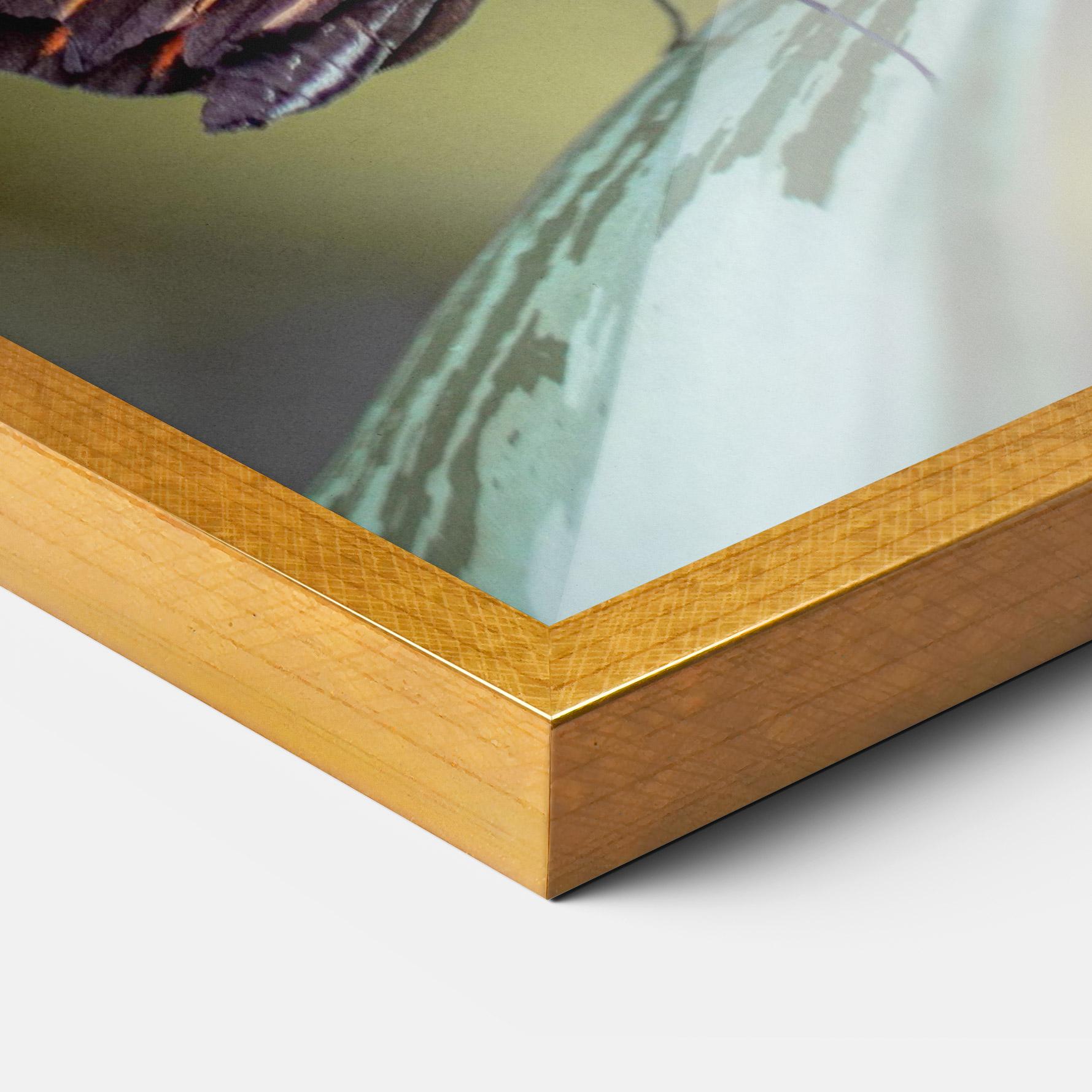 Plakat w Ramie Dark Purple Butterfly mockup 3