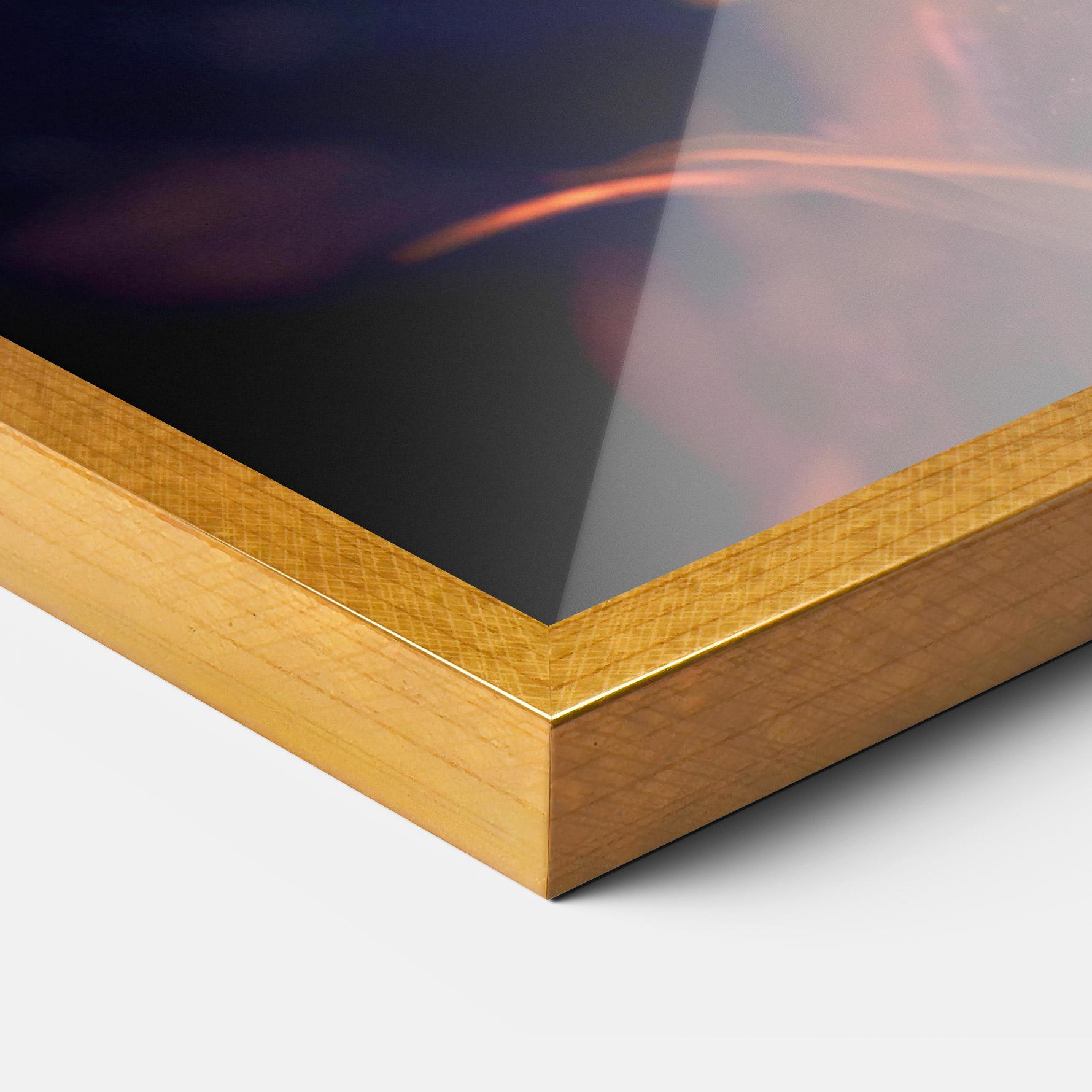 Plakat w Ramie Purple Orange Butterfly mockup 3