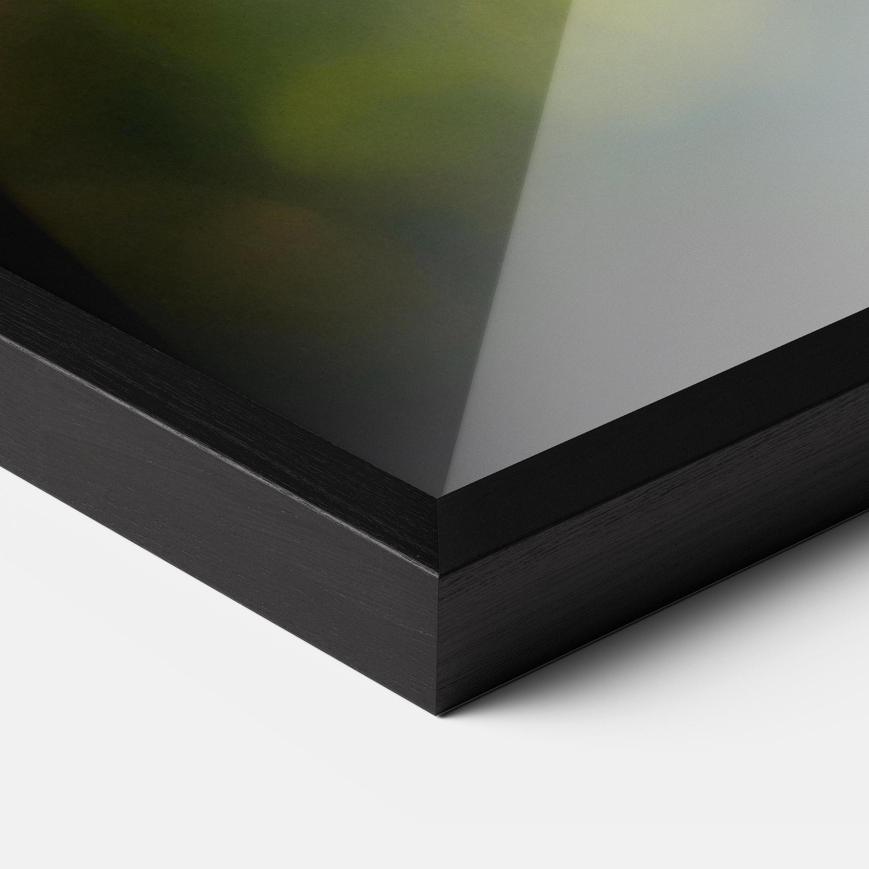 Plakat w Ramie Blue Cream Butterfly mockup 3